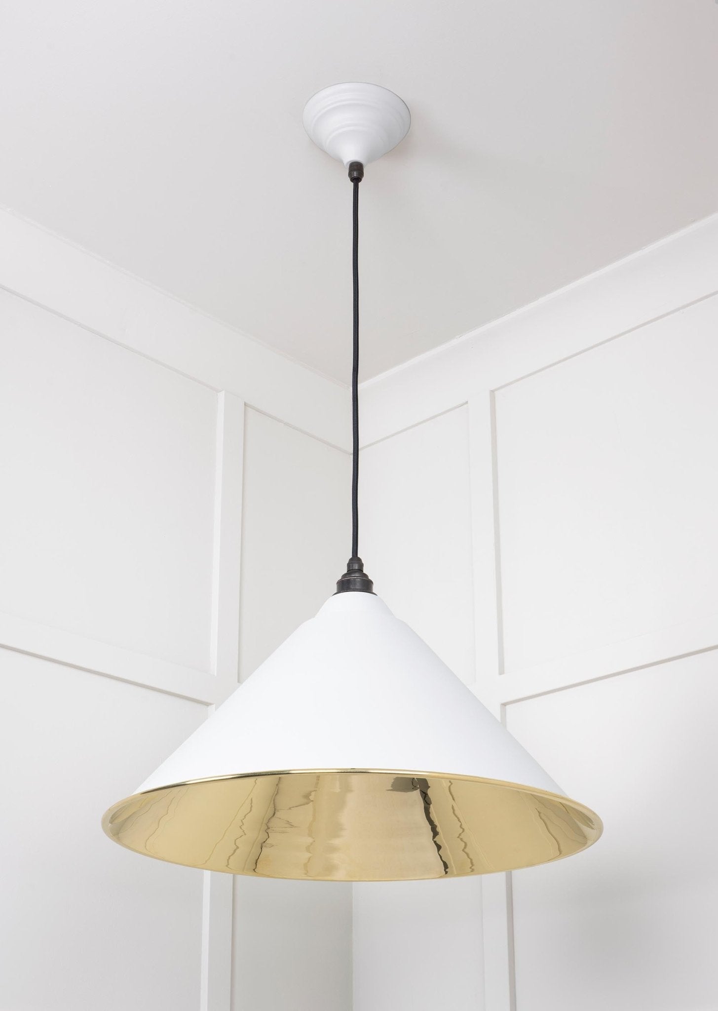 Smooth Brass Hockley Pendant | Flock - From The Anvil - EB London