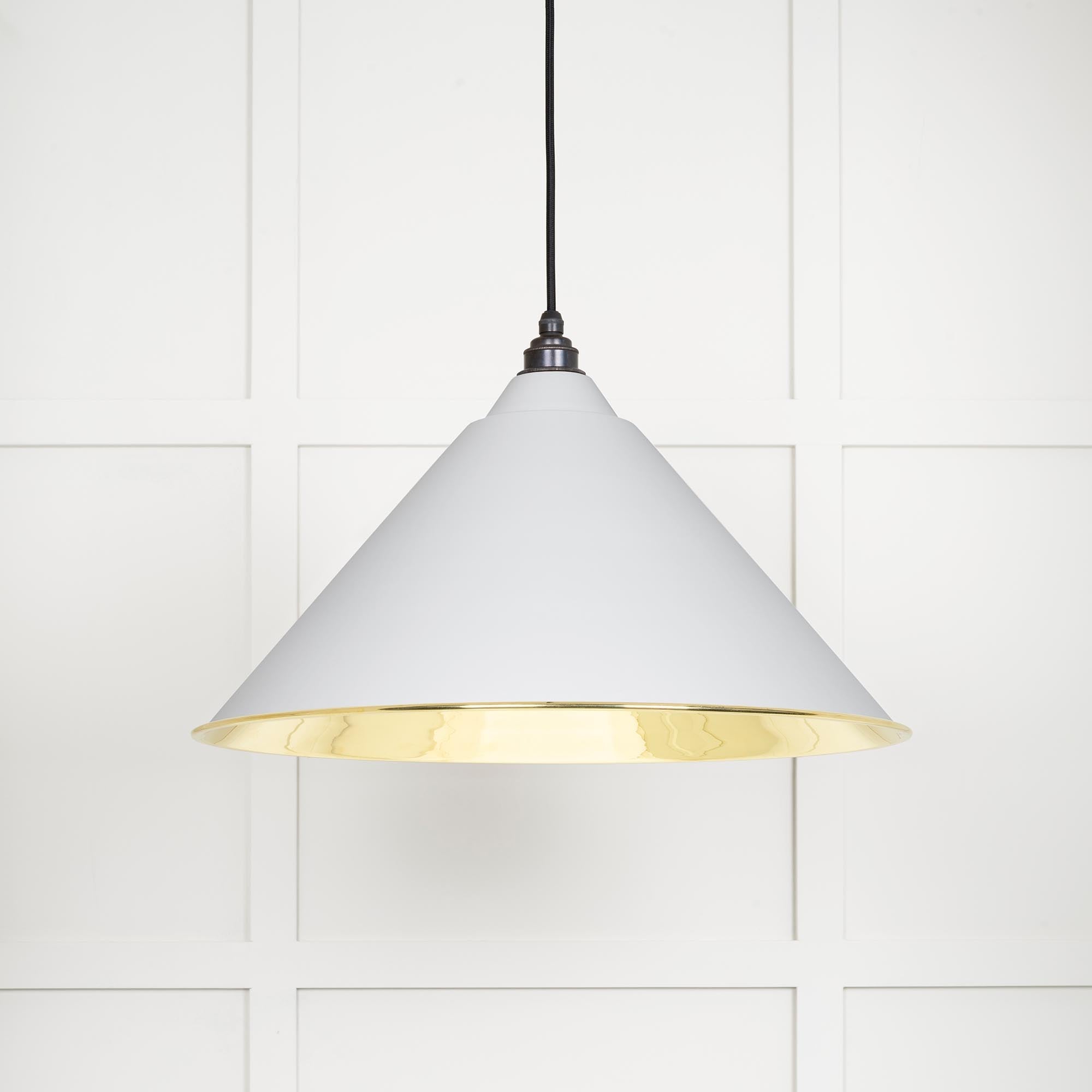 Smooth Brass Hockley Pendant | Flock - From The Anvil - EB London
