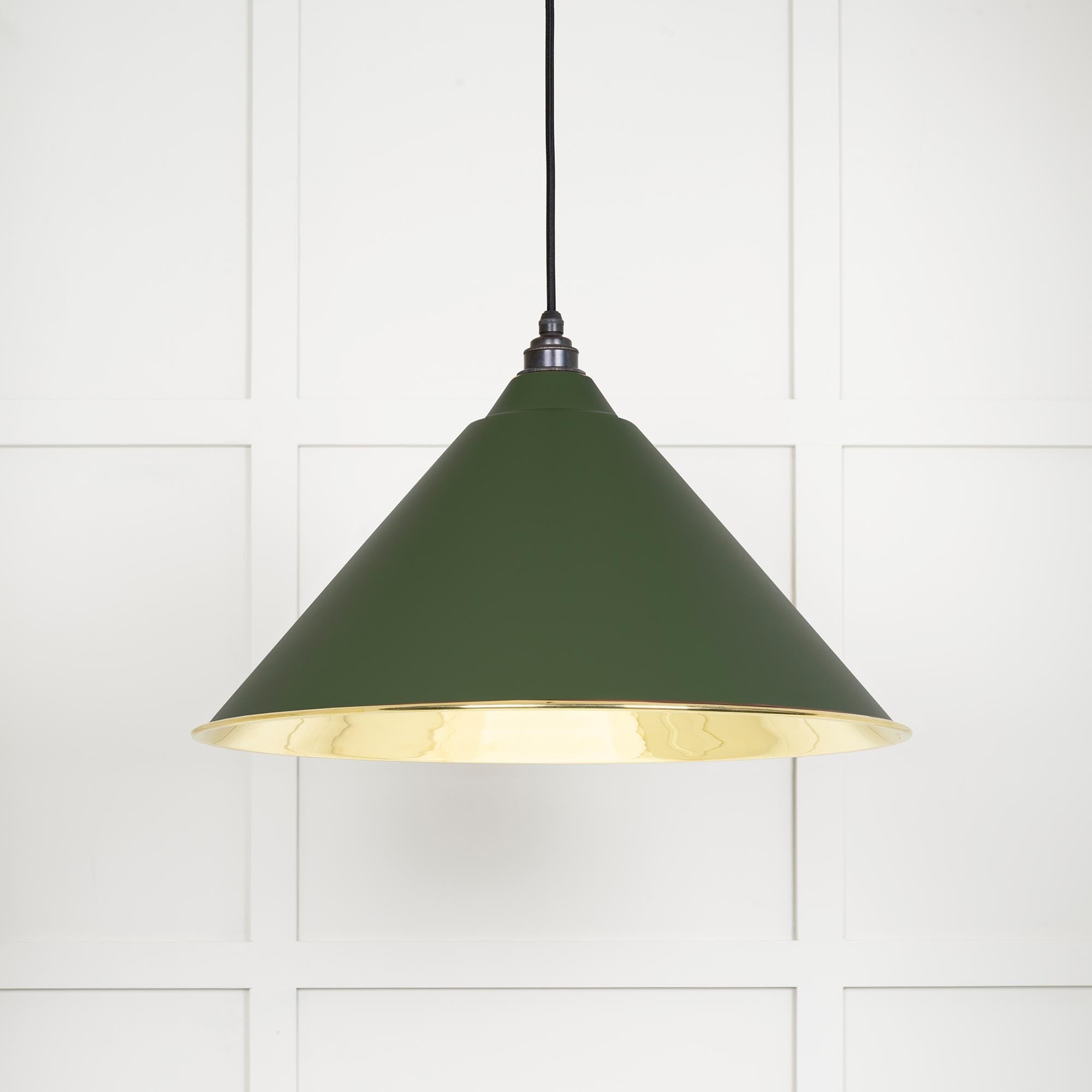 Smooth Brass Hockley Pendant | Heath - From The Anvil - EB London