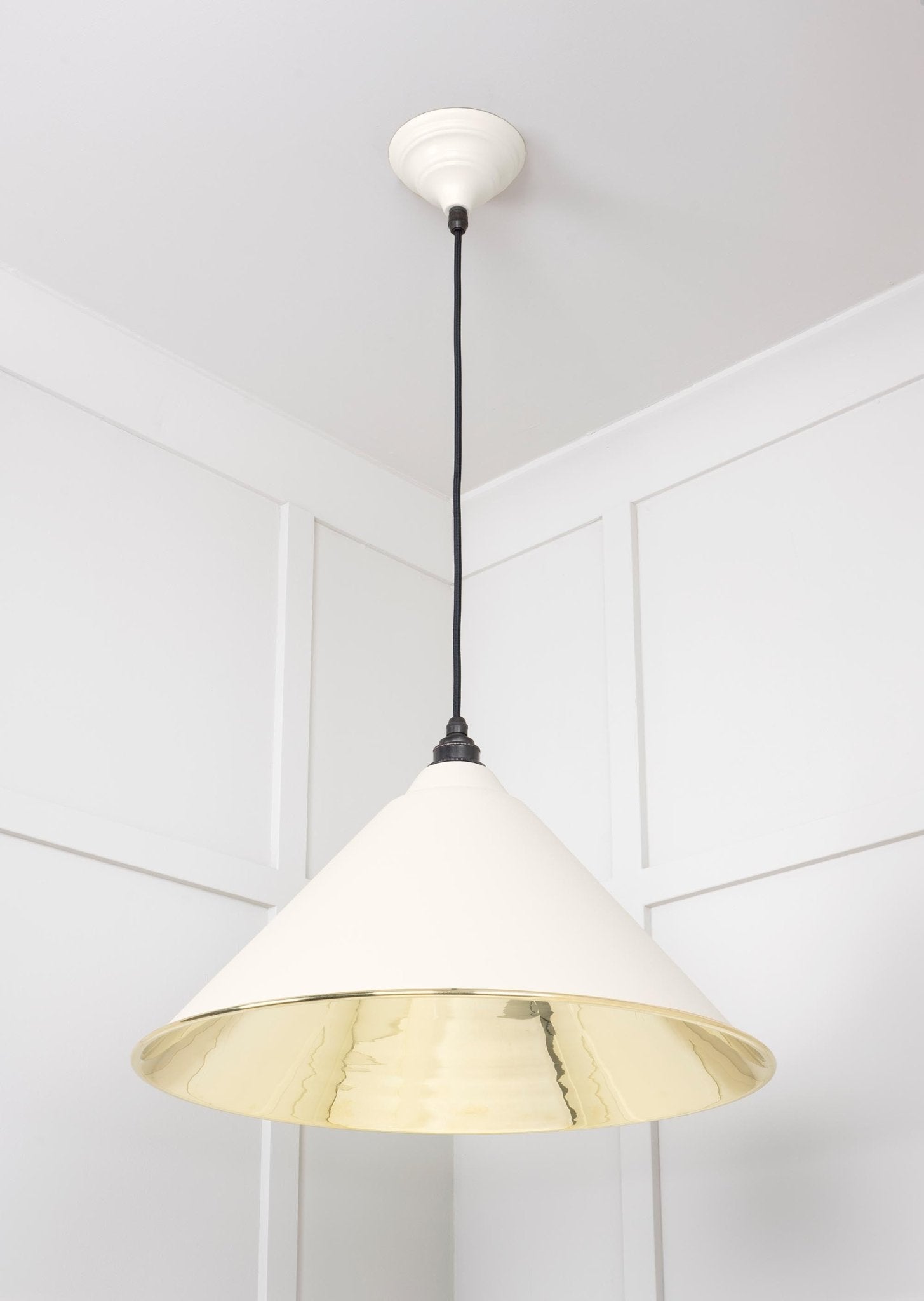 Smooth Brass Hockley Pendant | Teasel - From The Anvil - EB London