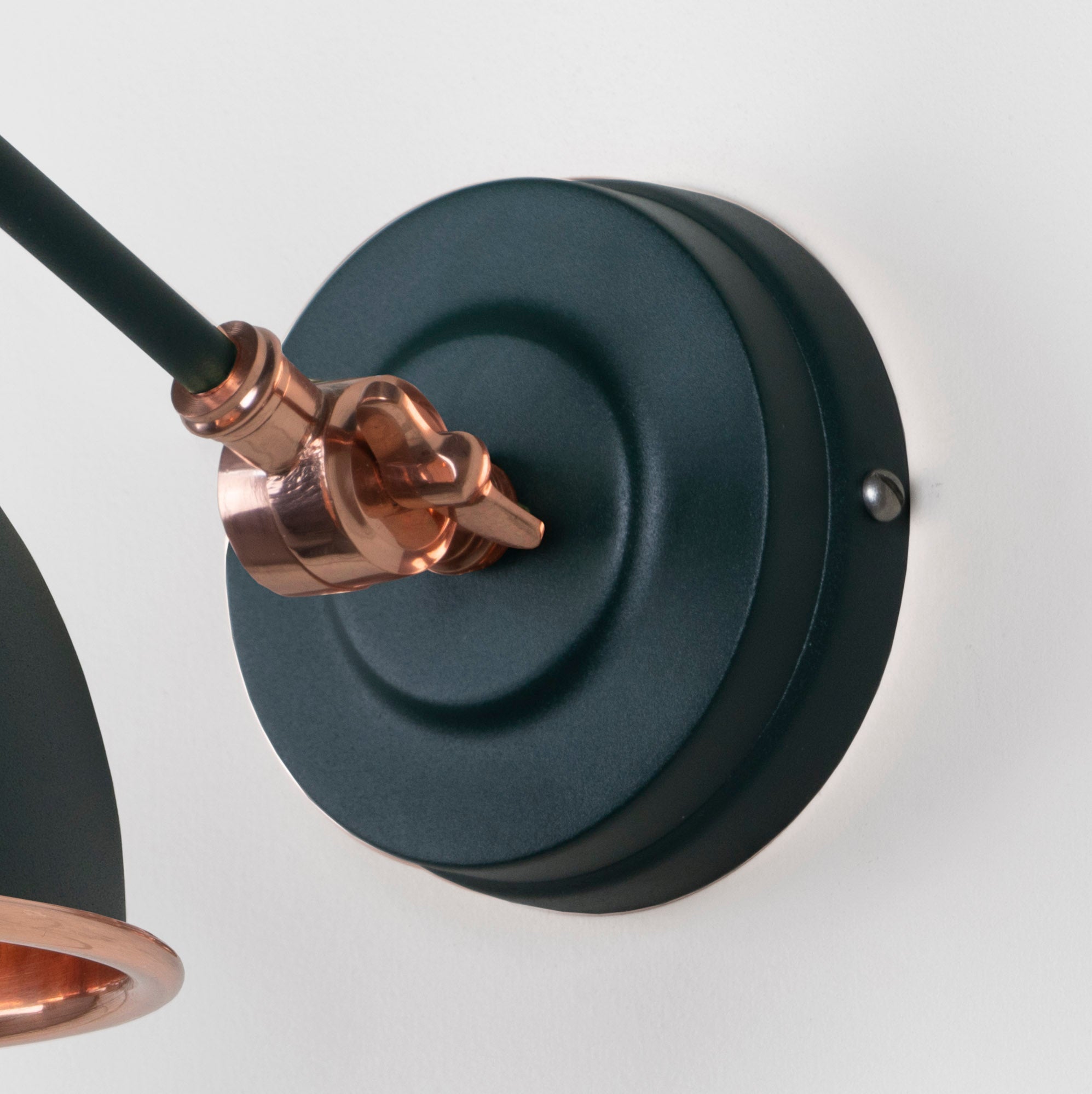 Smooth Copper Brindley Wall Light | Smooth Copper Dingle - From the Anvil - EB London