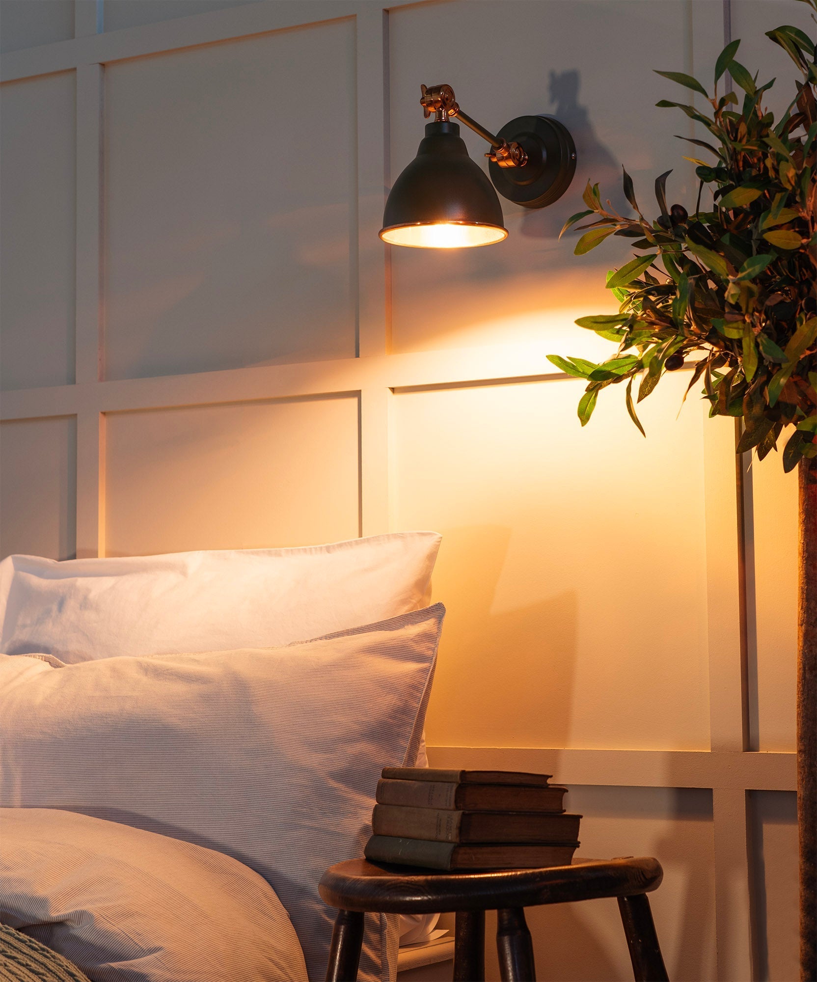 Smooth Copper Brindley Wall Light | Smooth Copper Heath - From the Anvil - EB London