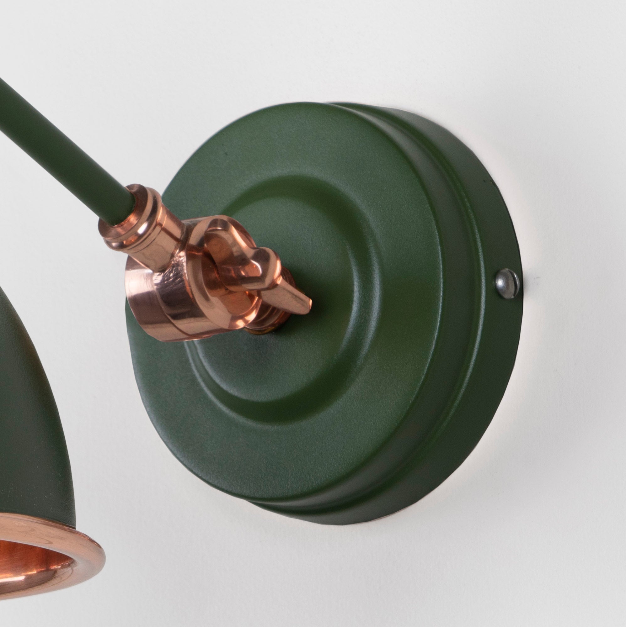Smooth Copper Brindley Wall Light | Smooth Copper Heath - From the Anvil - EB London