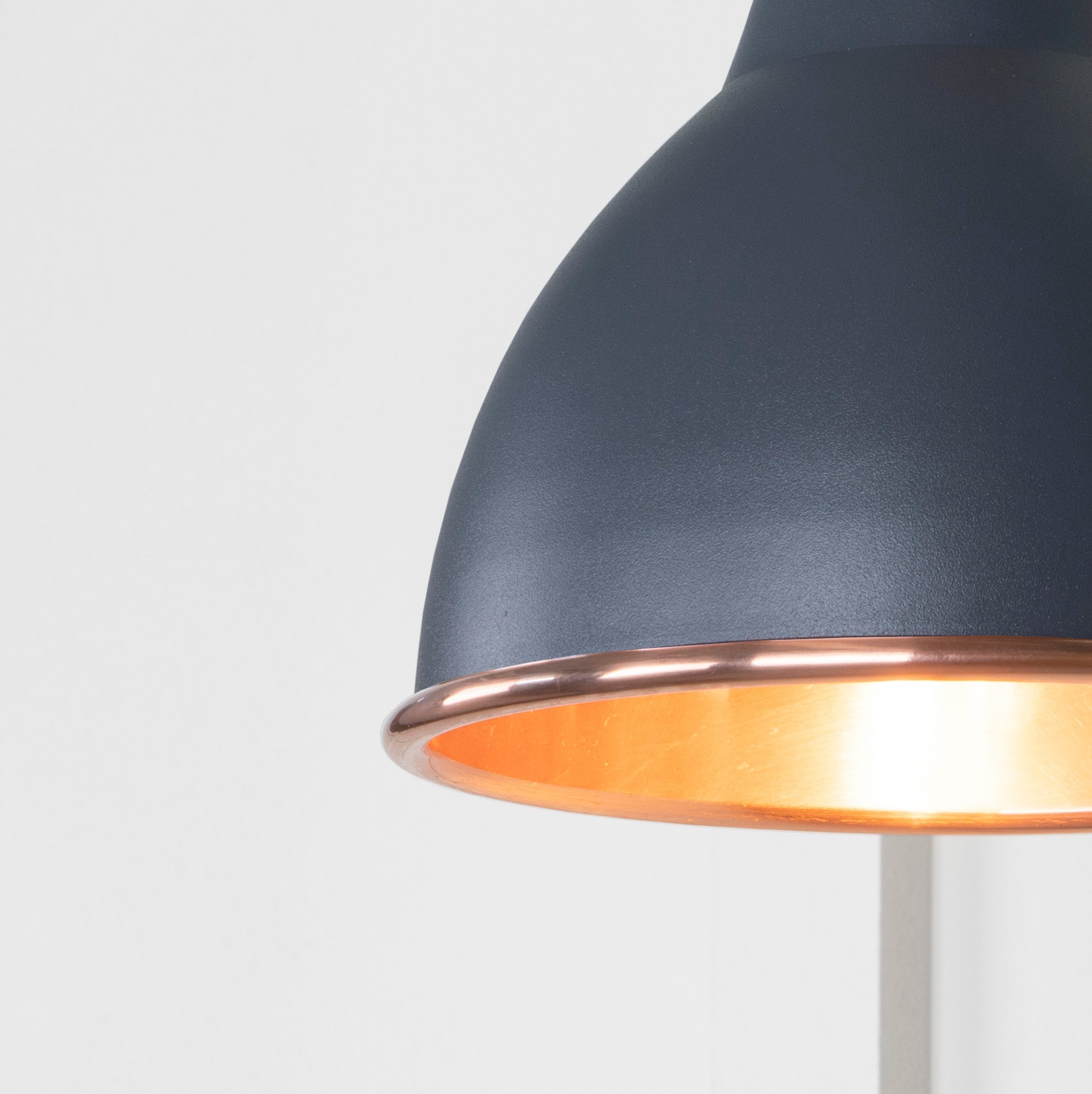 Smooth Copper Brindley Wall Light | Smooth Copper Slate - From the Anvil - EB London