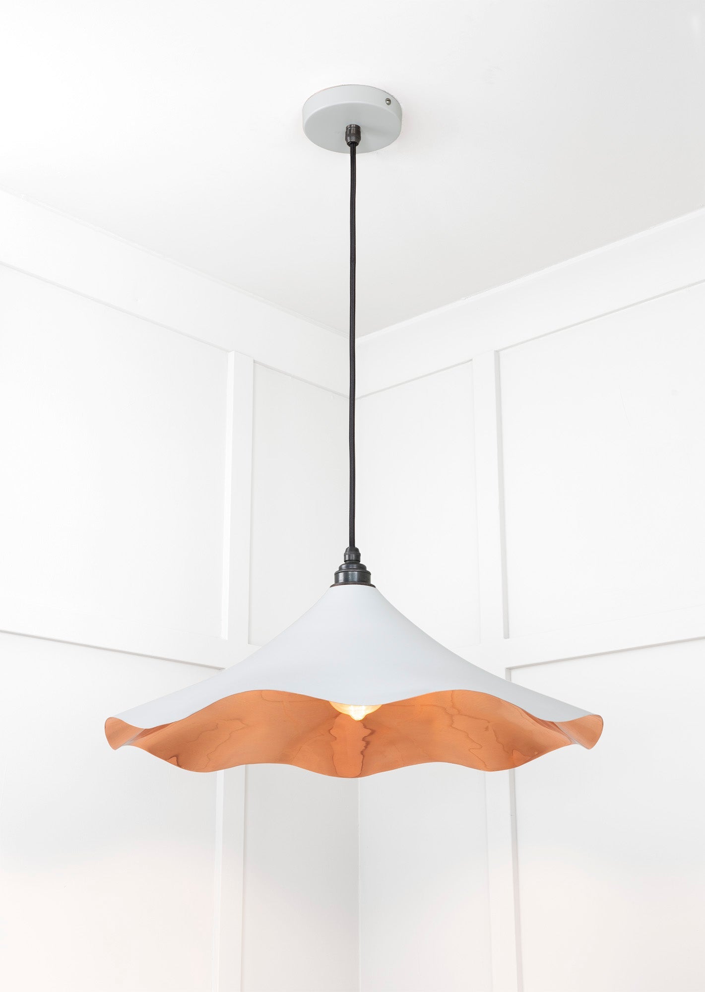 Smooth Copper Flora Pendant | Birch - From The Anvil - EB London