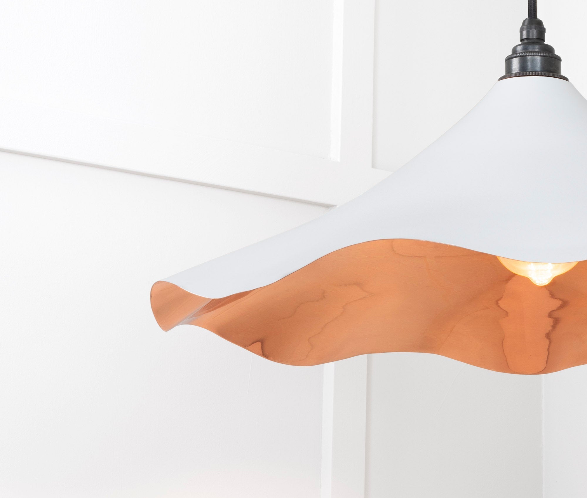 Smooth Copper Flora Pendant | Birch - From The Anvil - EB London
