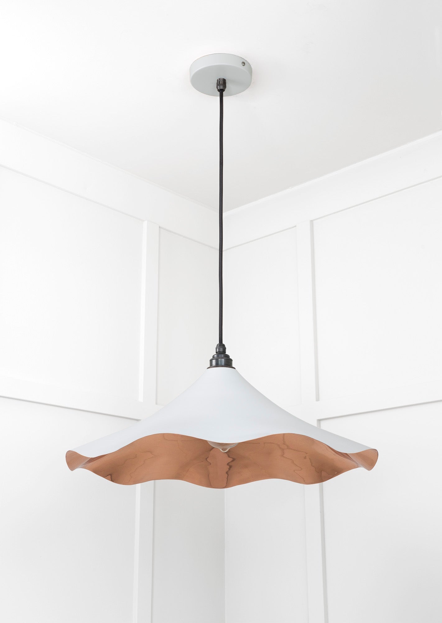 Smooth Copper Flora Pendant | Birch - From The Anvil - EB London