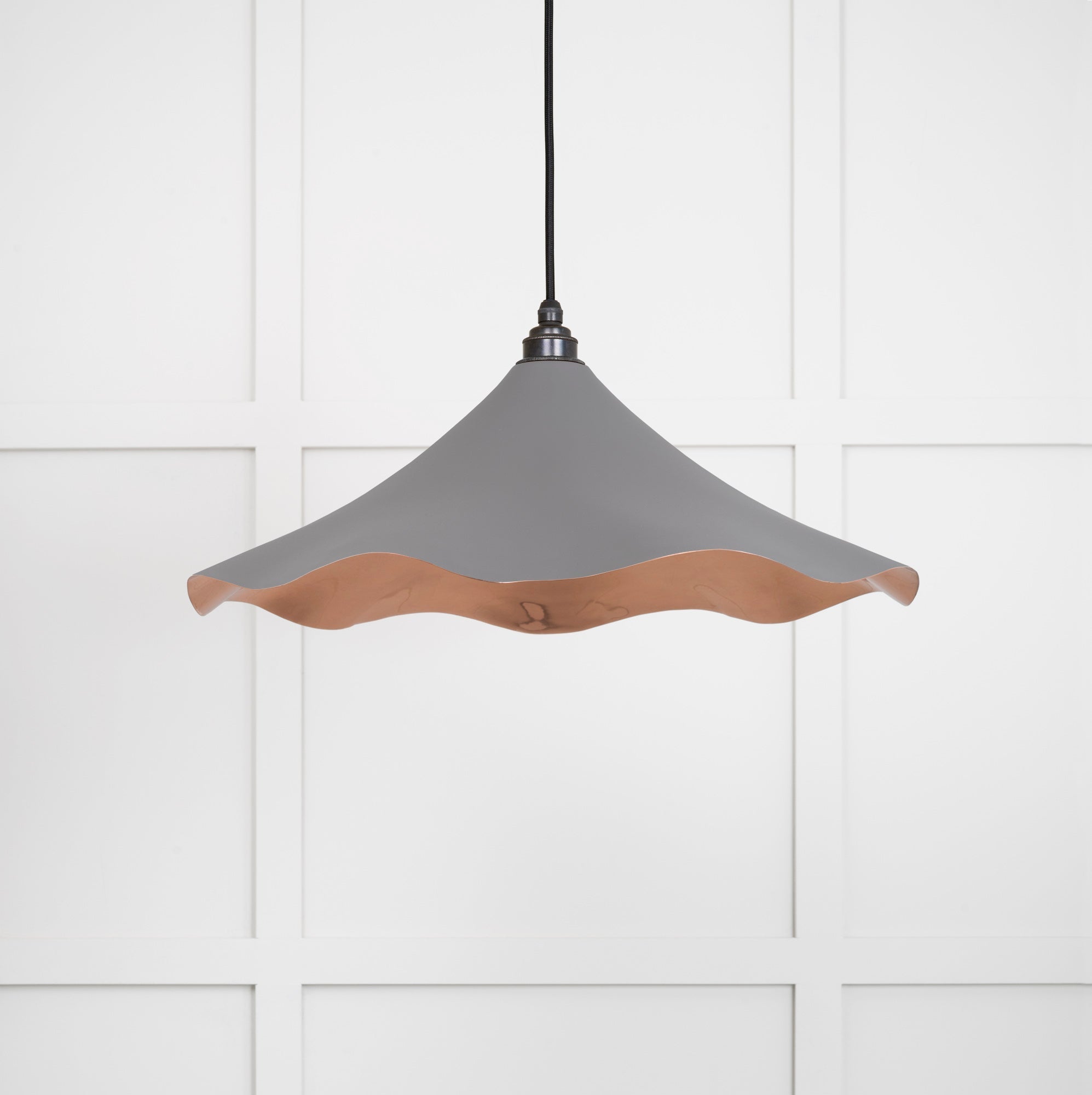Smooth Copper Flora Pendant | Bluff - From The Anvil - EB London