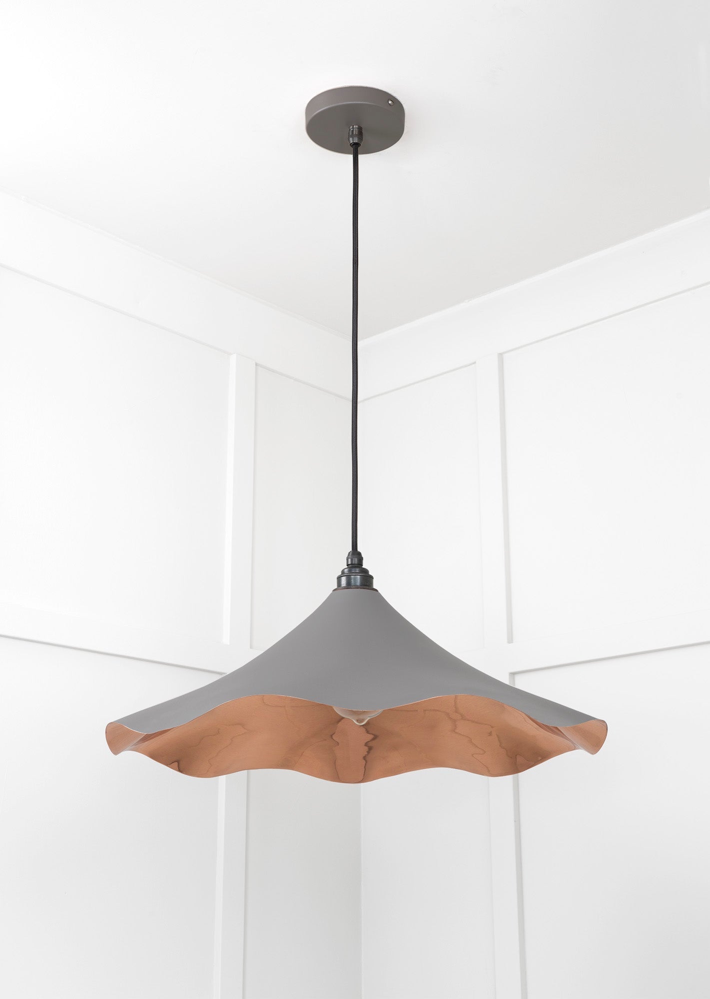 Smooth Copper Flora Pendant | Bluff - From The Anvil - EB London