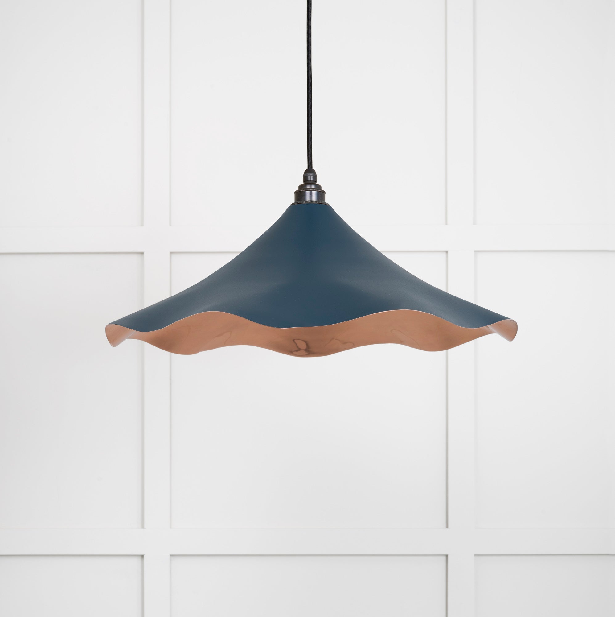 Smooth Copper Flora Pendant | Dusk - From The Anvil - EB London