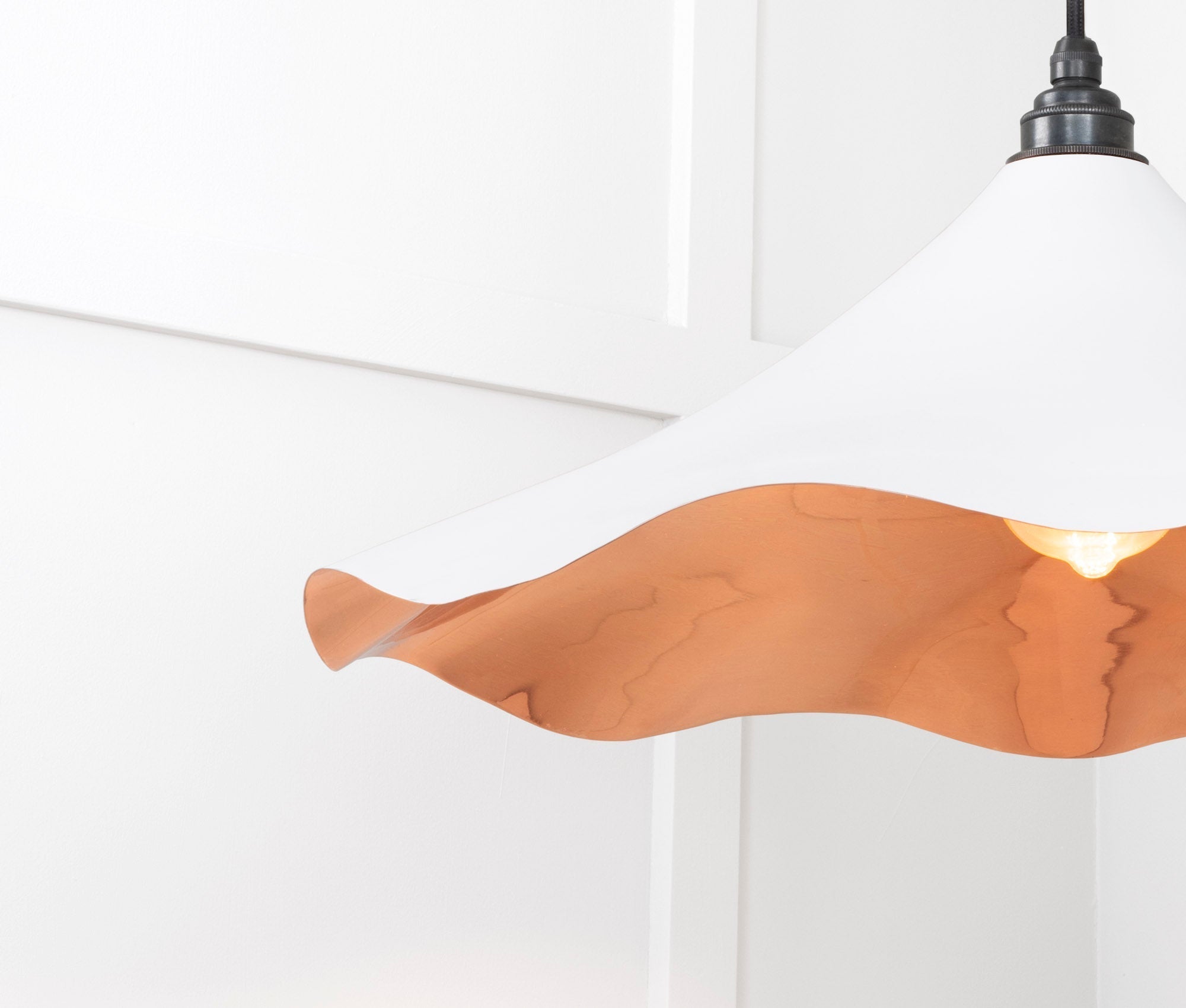 Smooth Copper Flora Pendant | Flock - From The Anvil - EB London