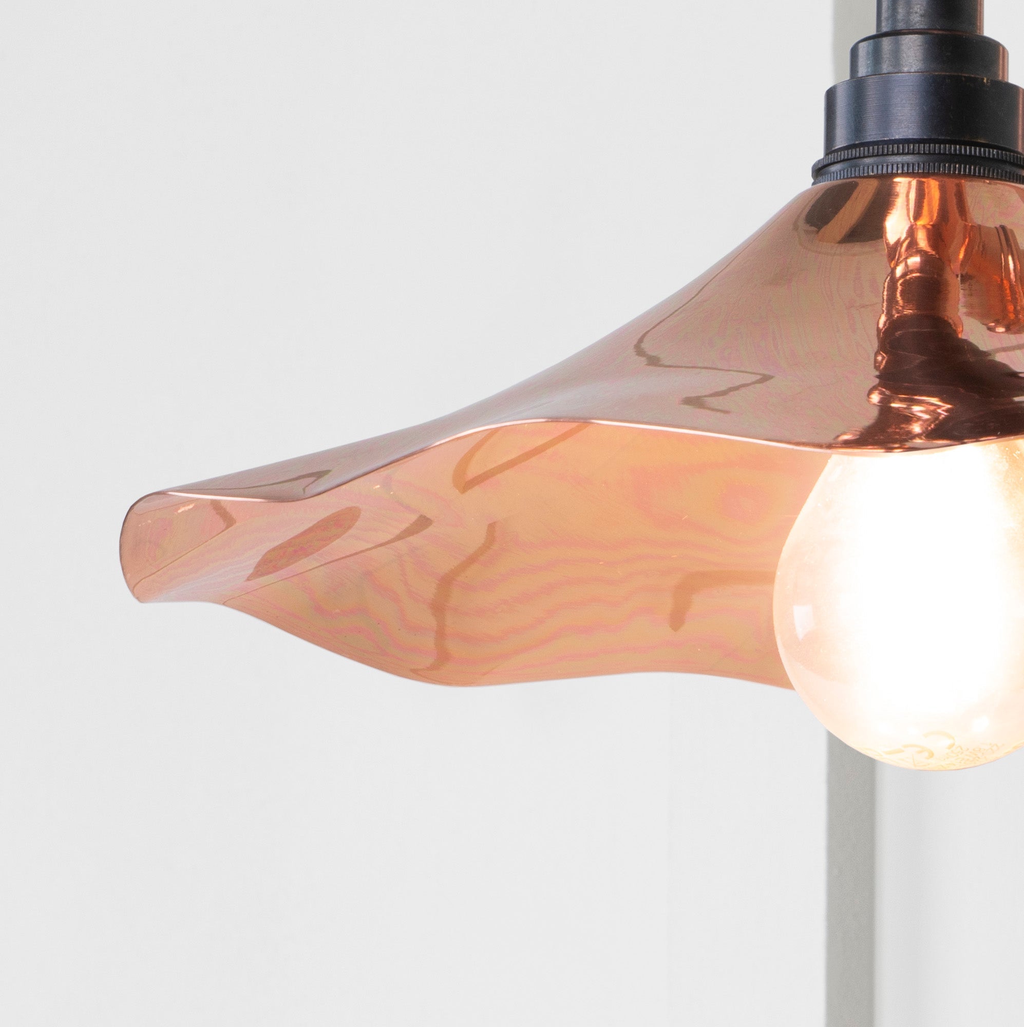Smooth Copper Flora Wall Light | Smooth Copper Bare - From The Anvil - EB London