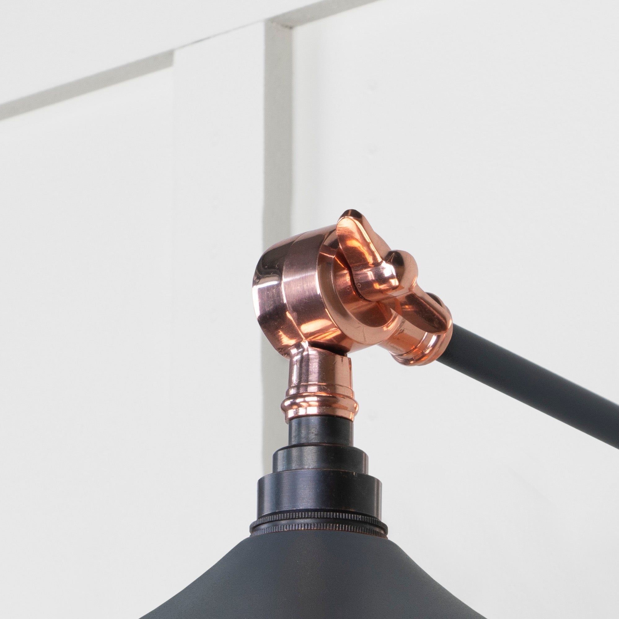 Smooth Copper Flora Wall Light | Smooth Copper Slate - From the Anvil - EB London
