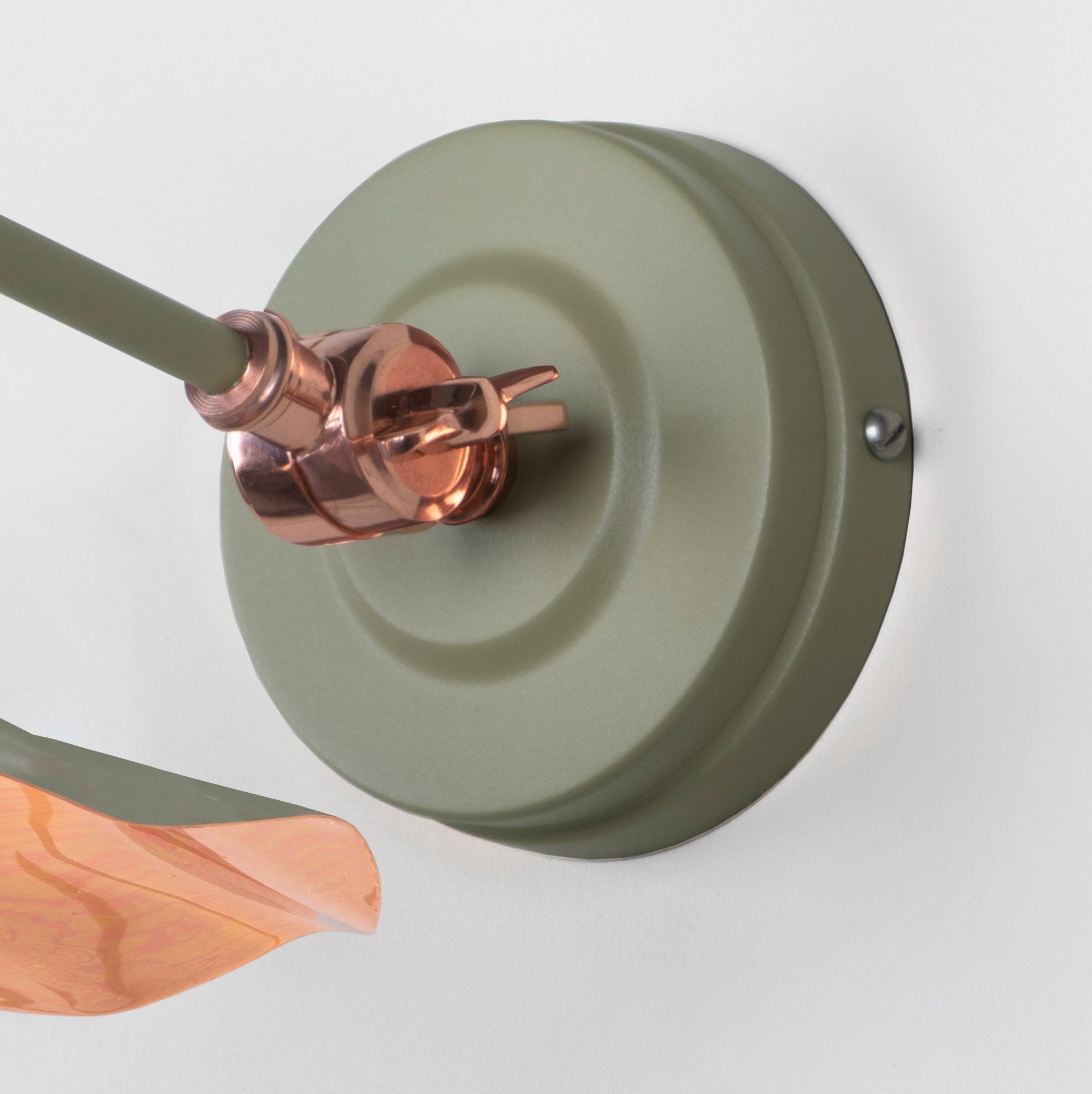 Smooth Copper Flora Wall Light | Smooth Copper Tump - From the Anvil - EB London