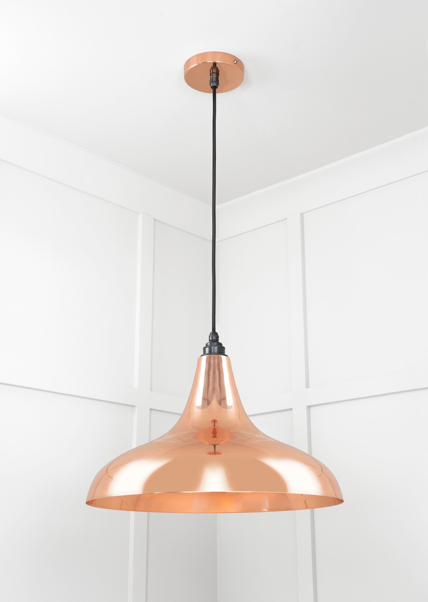 Smooth Copper Frankley Pendant | Bare - From The Anvil - EB London