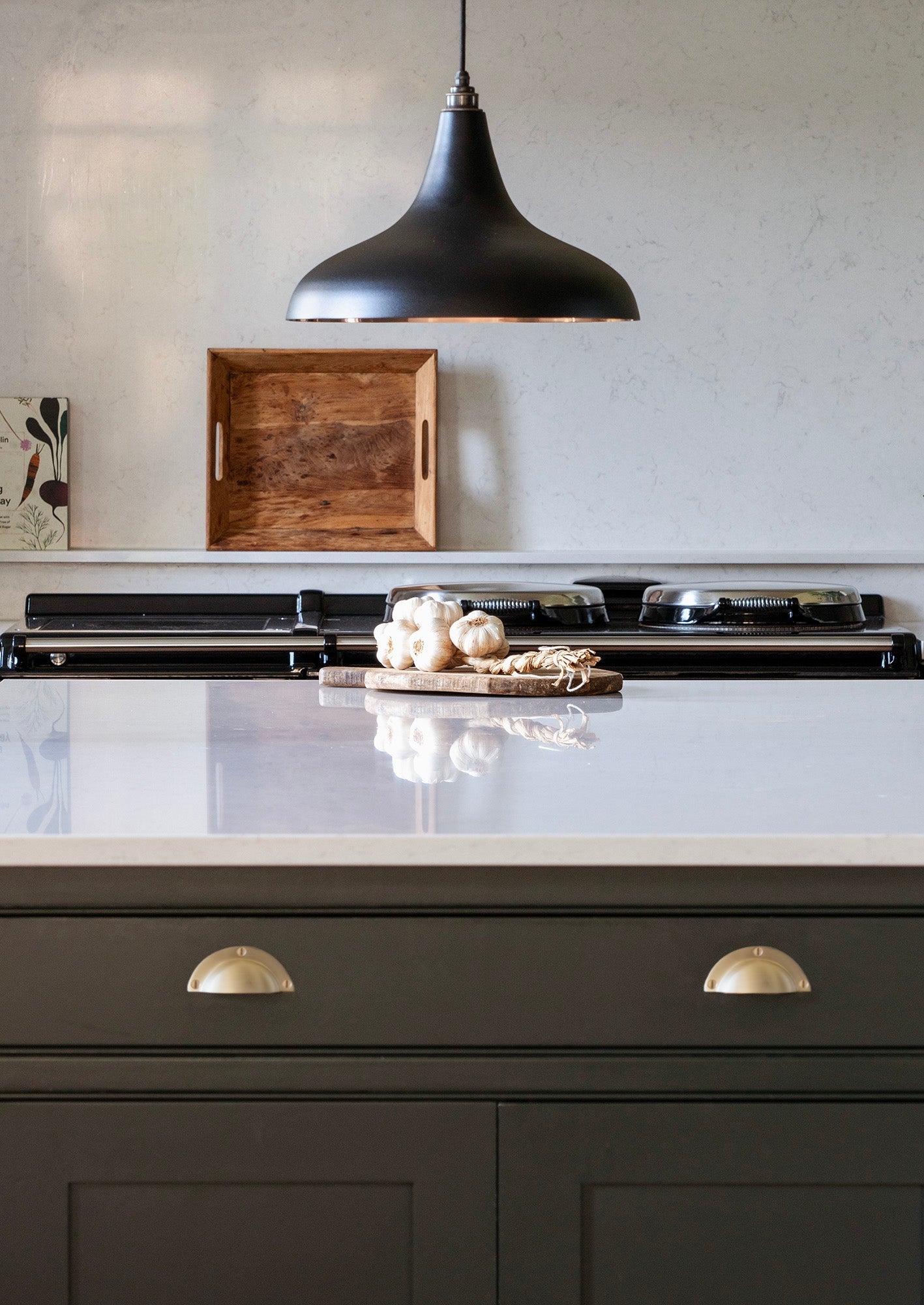 Smooth Copper Frankley Pendant | Elan Black - From The Anvil - EB London