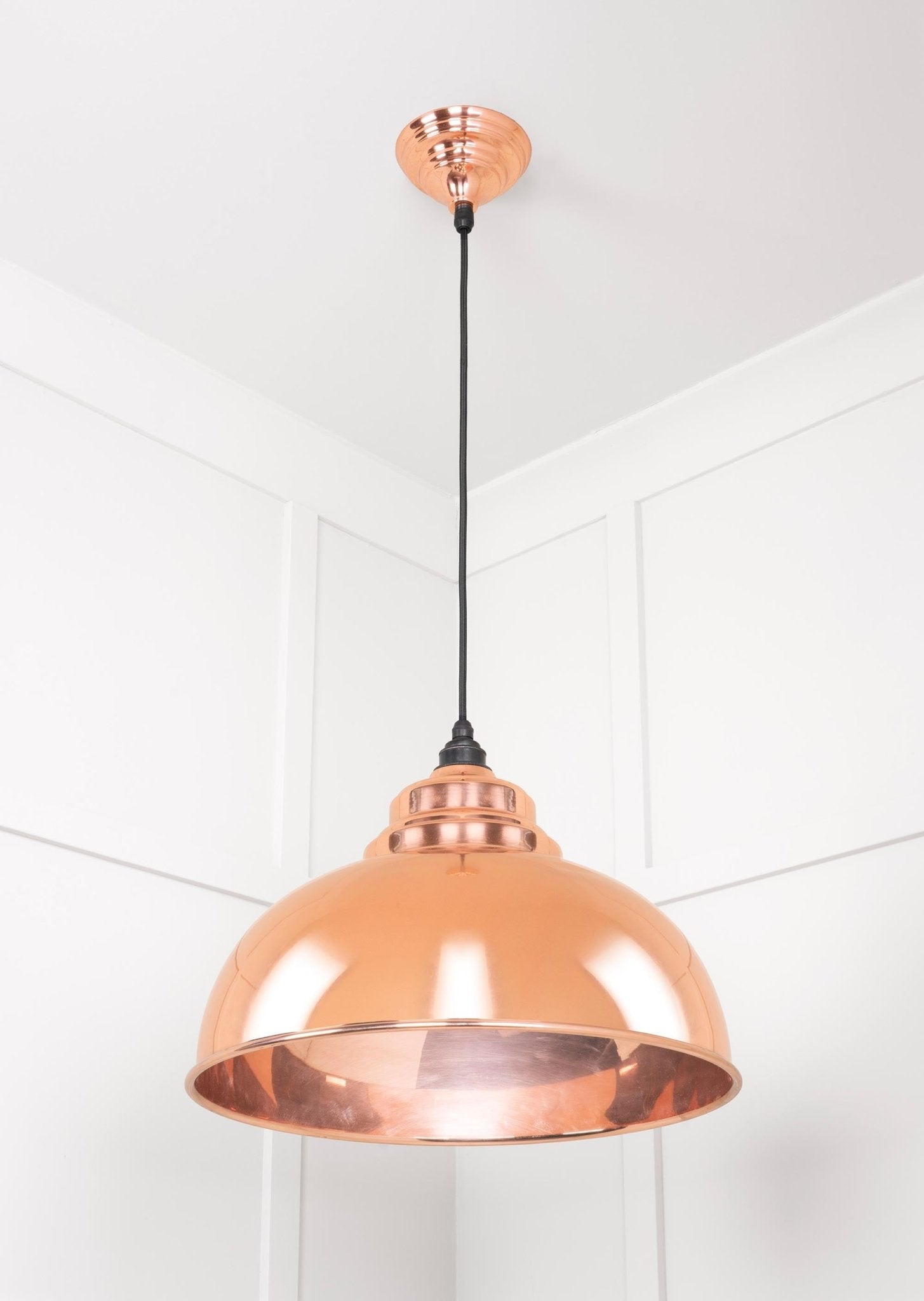 Smooth Copper Harborne Pendant | Bare - From The Anvil - EB London