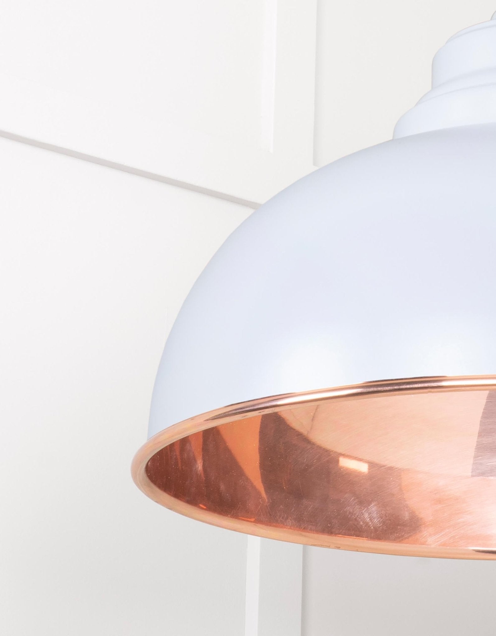 Smooth Copper Harborne Pendant | Birch - From The Anvil - EB London