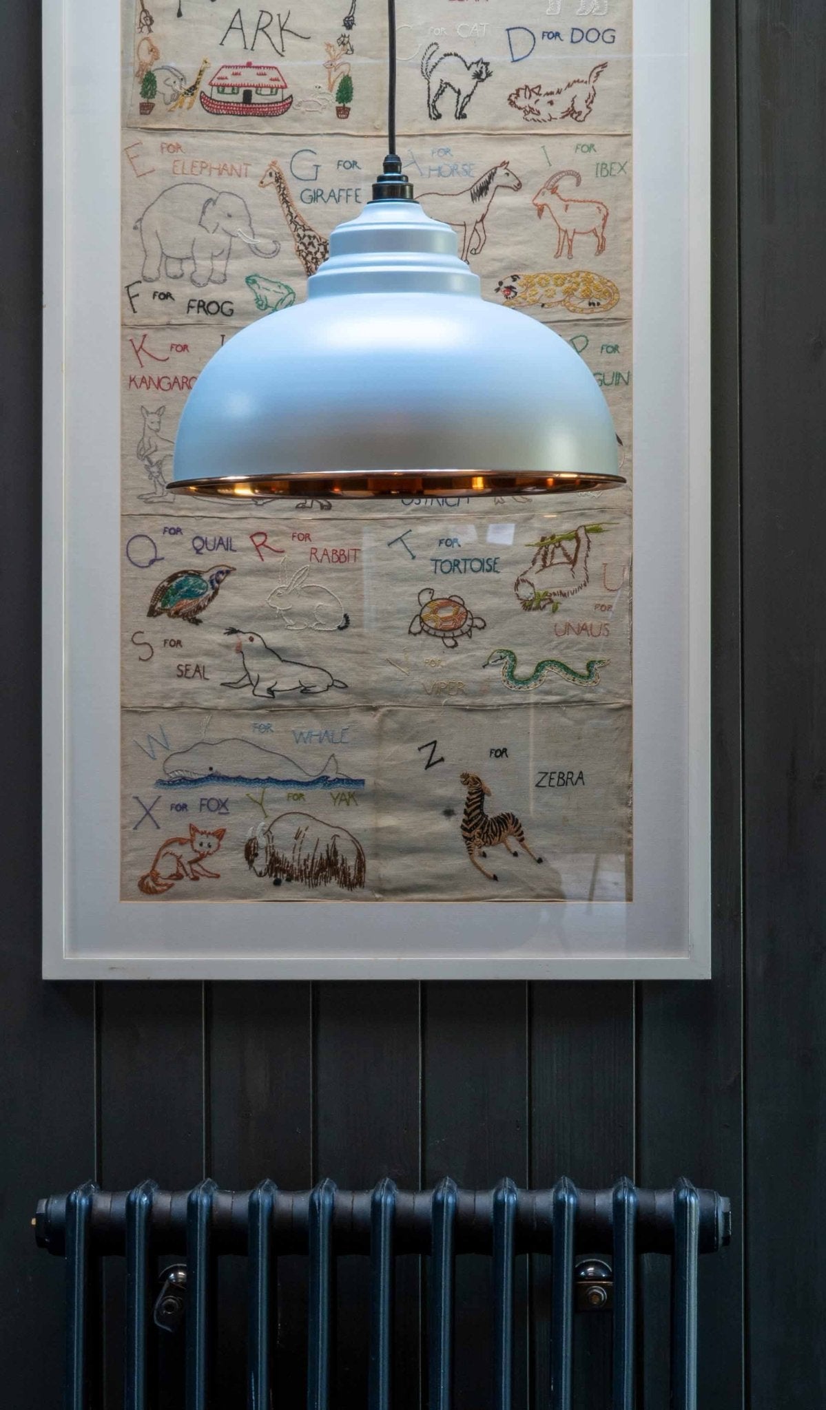 Smooth Copper Harborne Pendant | Birch - From The Anvil - EB London