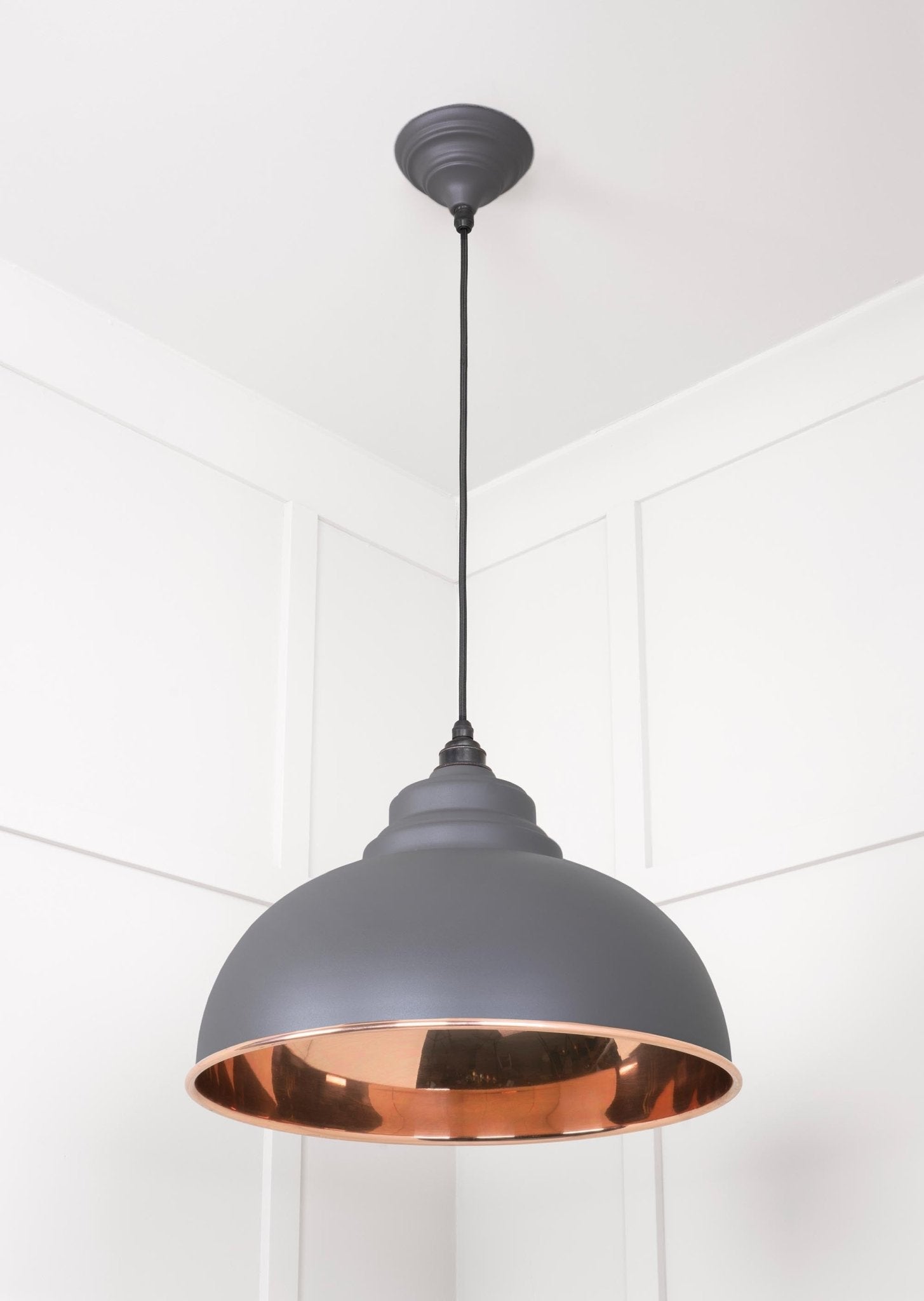 Smooth Copper Harborne Pendant | Bluff - From The Anvil - EB London
