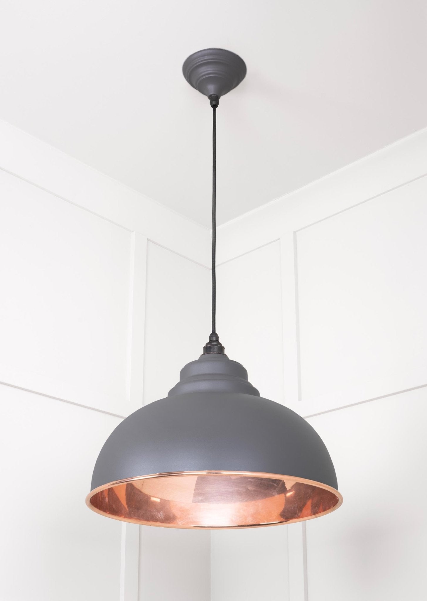 Smooth Copper Harborne Pendant | Bluff - From The Anvil - EB London