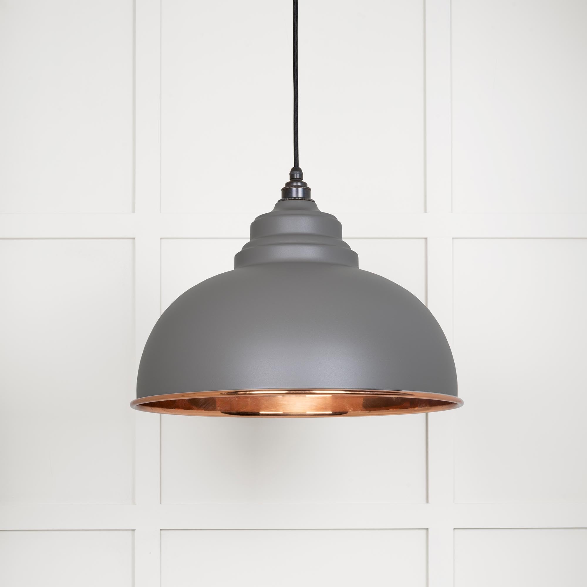 Smooth Copper Harborne Pendant | Bluff - From The Anvil - EB London