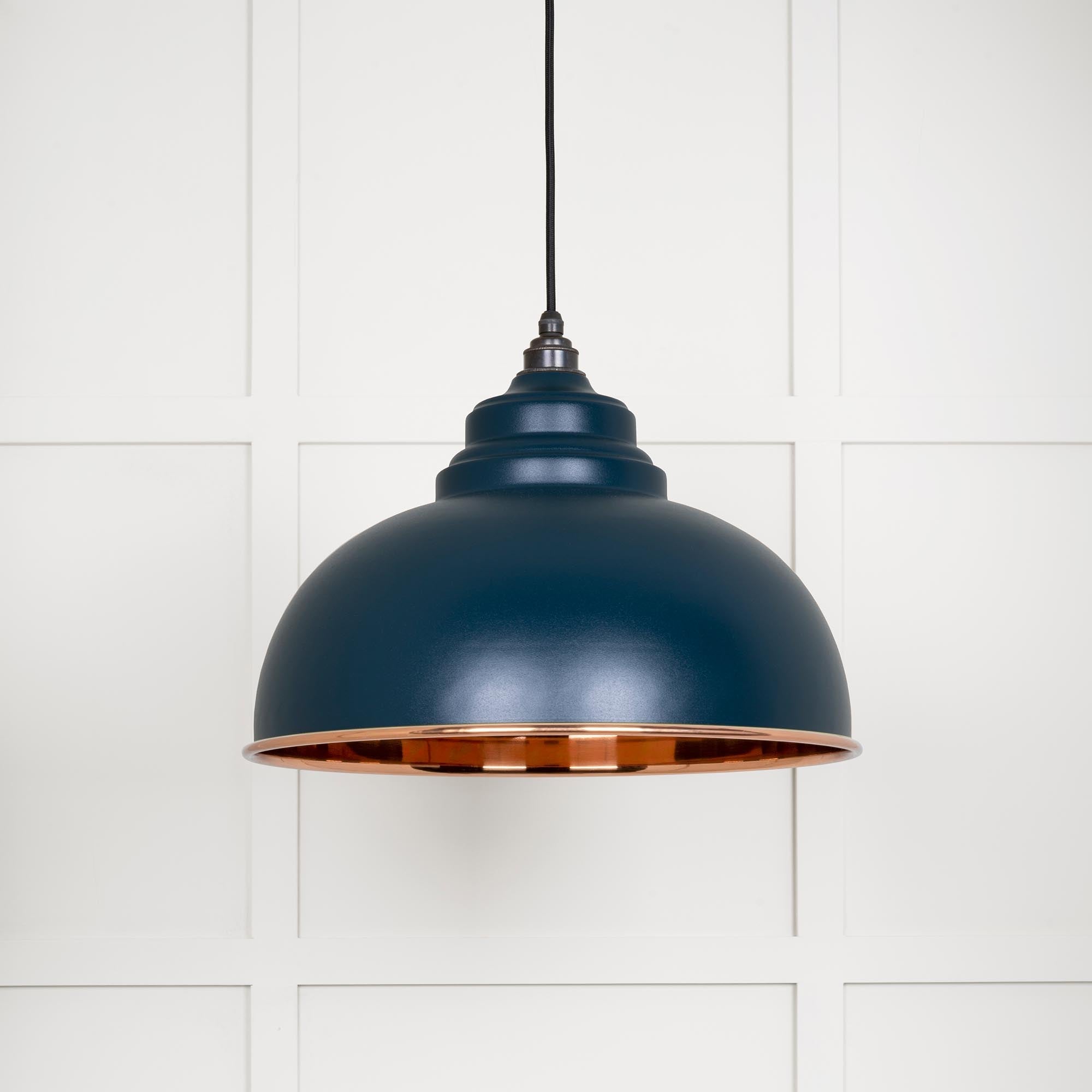 Smooth Copper Harborne Pendant | Dusk - From The Anvil - EB London