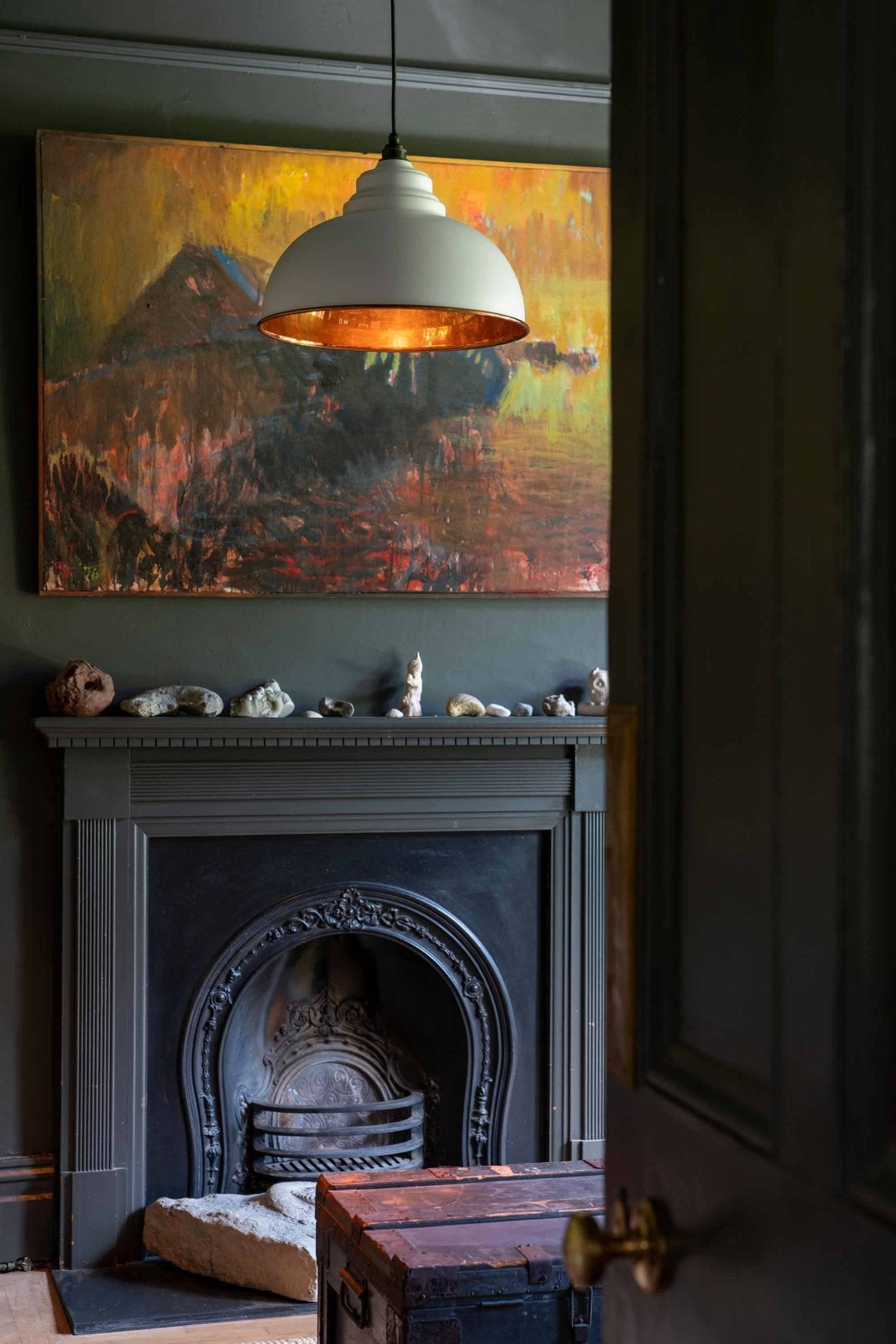 Smooth Copper Harborne Pendant | Flock - From The Anvil - EB London