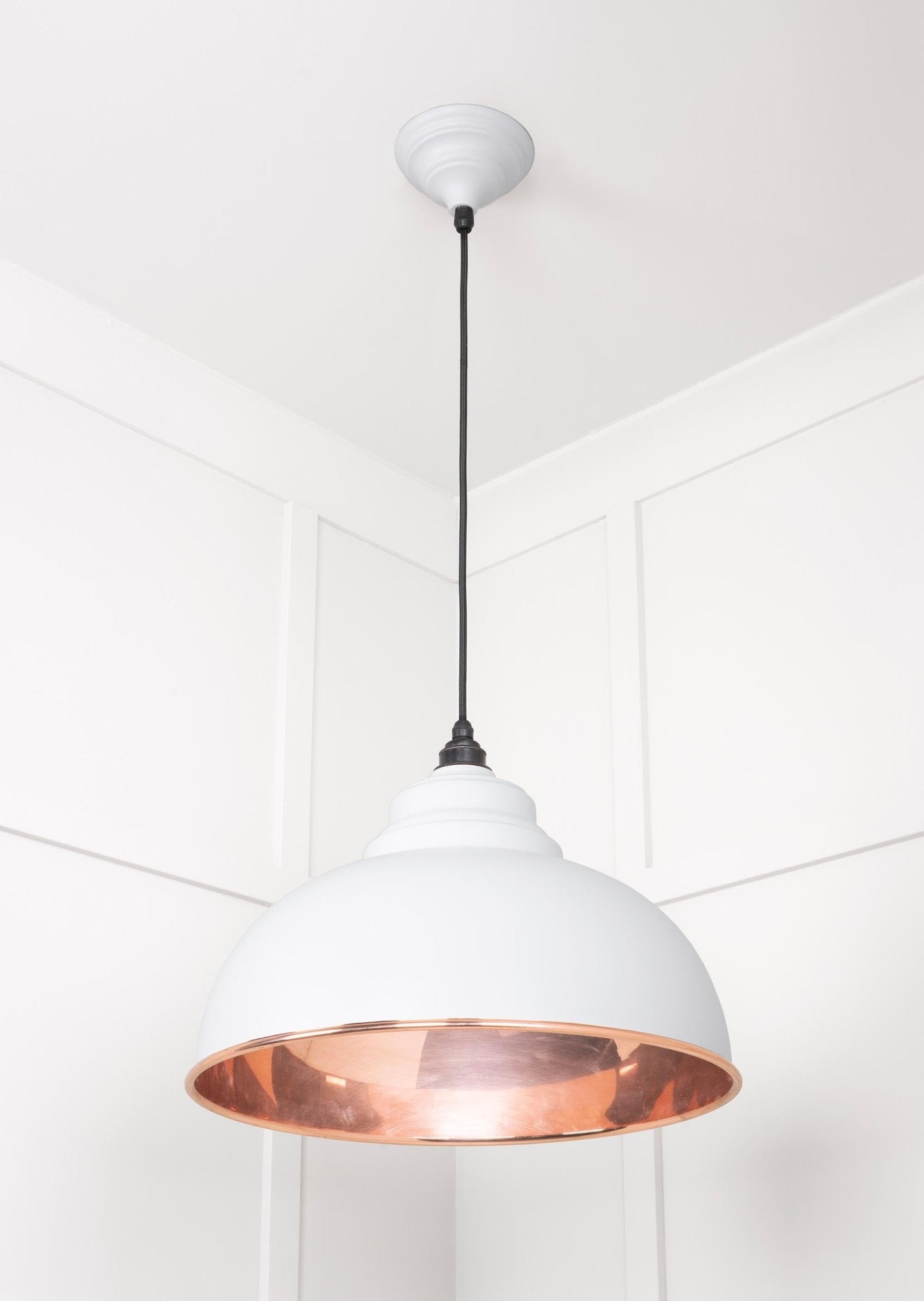 Smooth Copper Harborne Pendant | Flock - From The Anvil - EB London