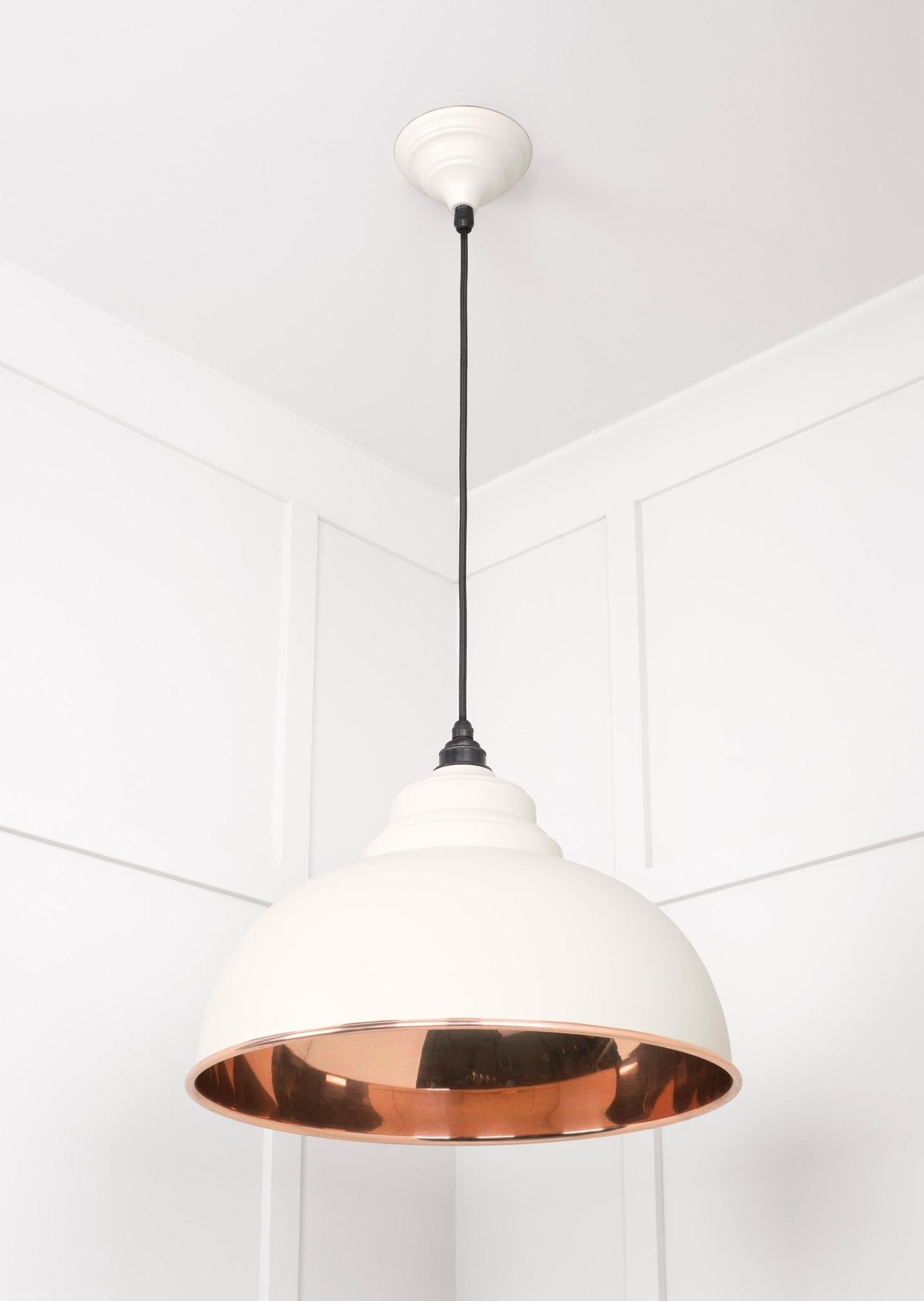 Smooth Copper Harborne Pendant | Teasel - From The Anvil - EB London
