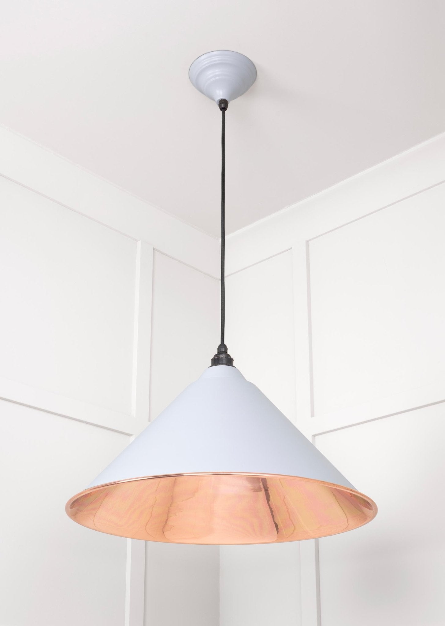 Smooth Copper Hockley Pendant | Birch - From The Anvil - EB London