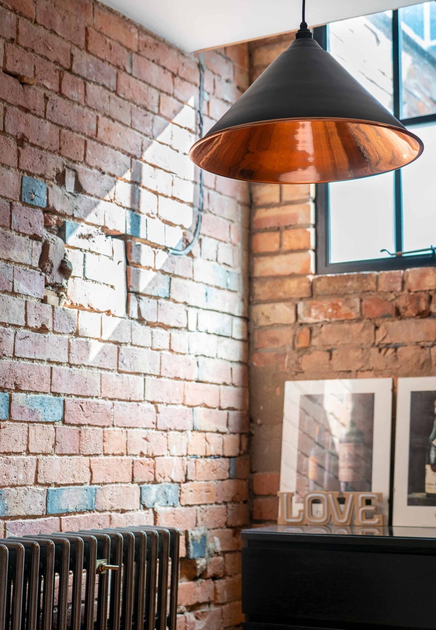 Smooth Copper Hockley Pendant | Dusk - From The Anvil - EB London