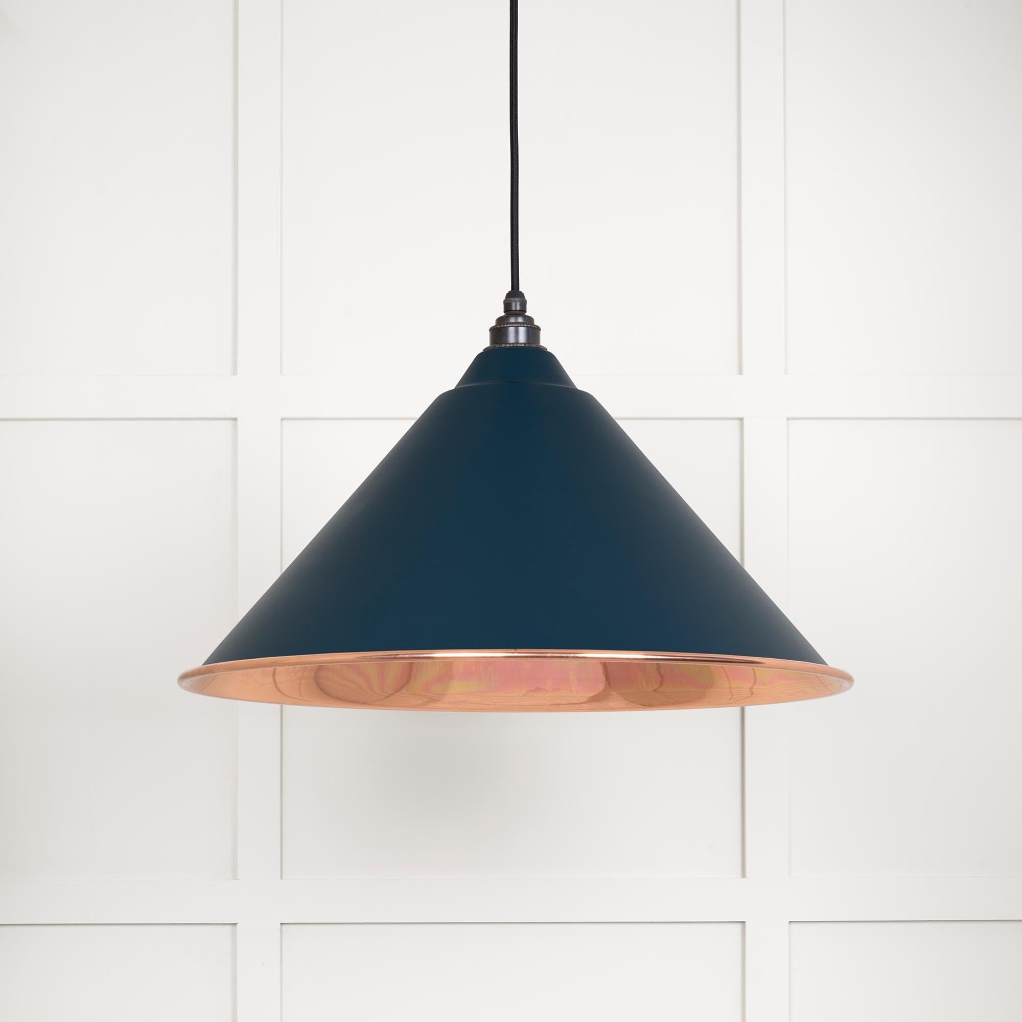 Smooth Copper Hockley Pendant | Dusk - From The Anvil - EB London