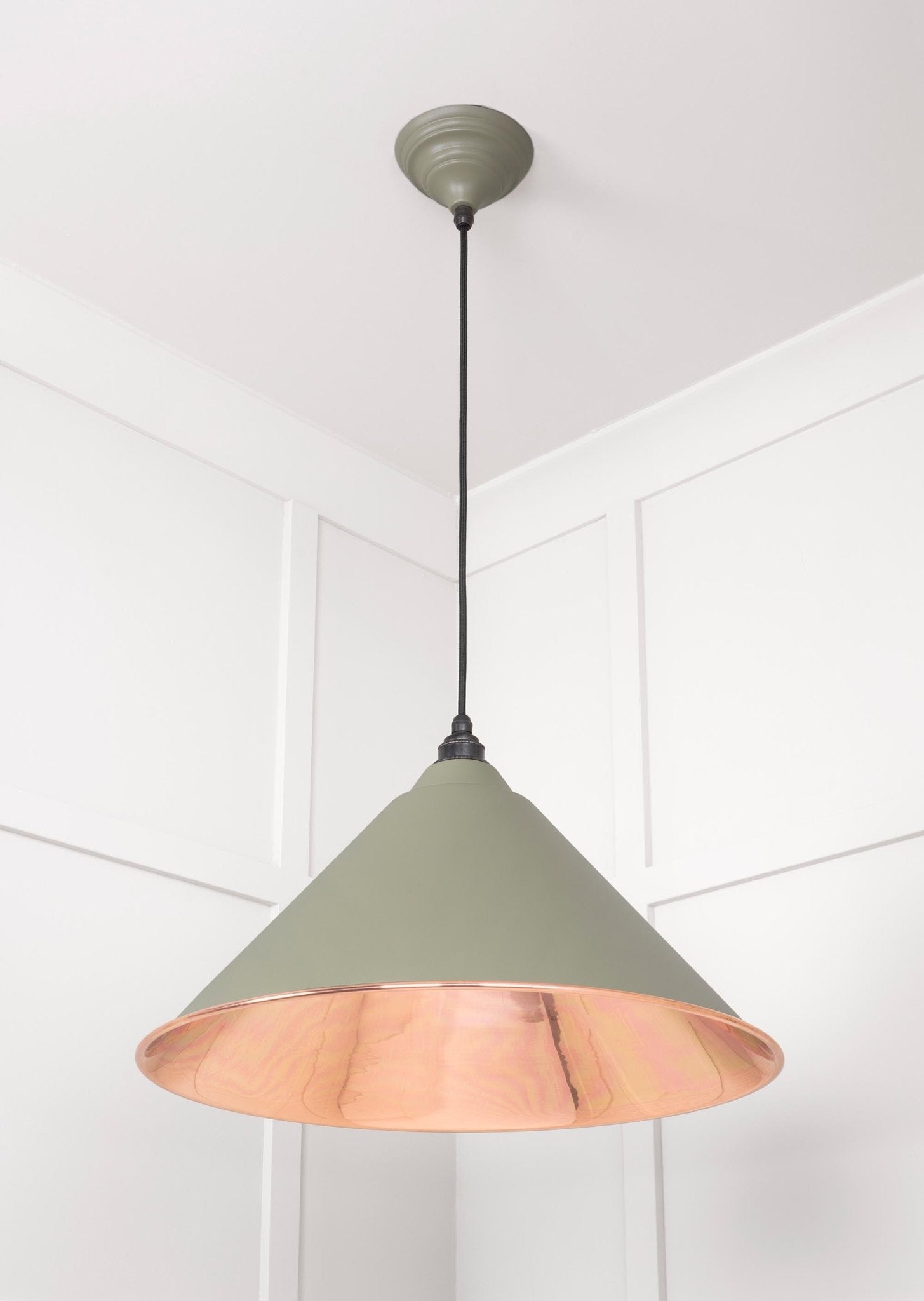 Smooth Copper Hockley Pendant | Tump - From The Anvil - EB London