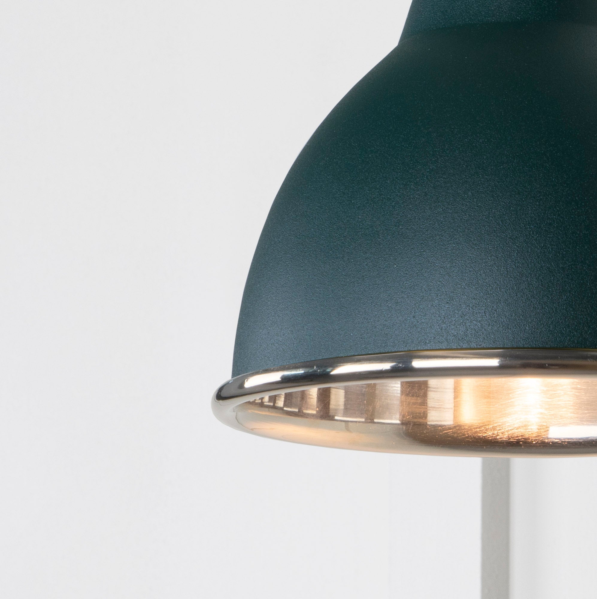 Smooth Nickel Brindley Wall Light | Smooth Nickel Dingle - From the Anvil - EB London
