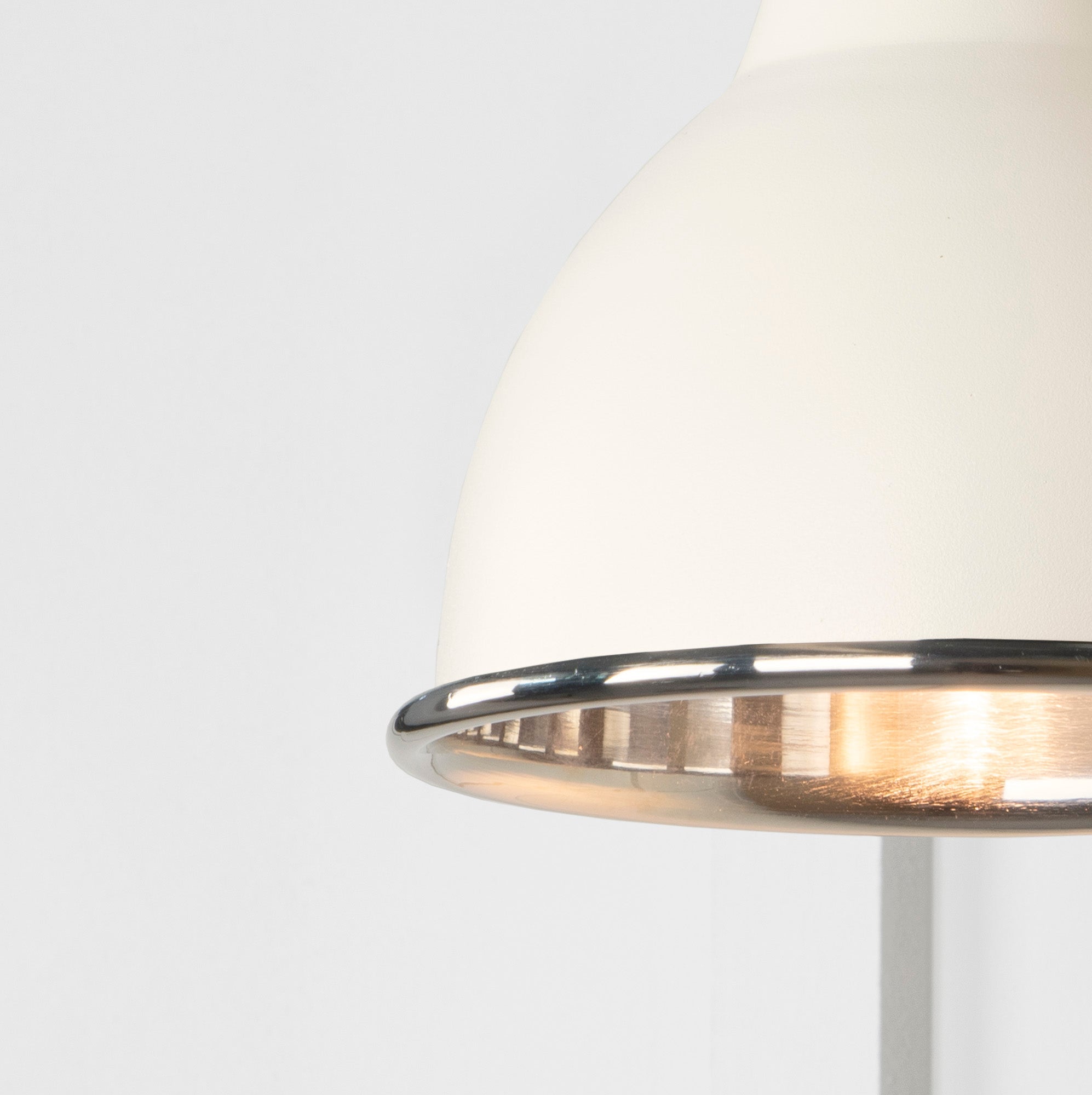 Smooth Nickel Brindley Wall Light | Smooth Nickel Teasel - From the Anvil - EB London