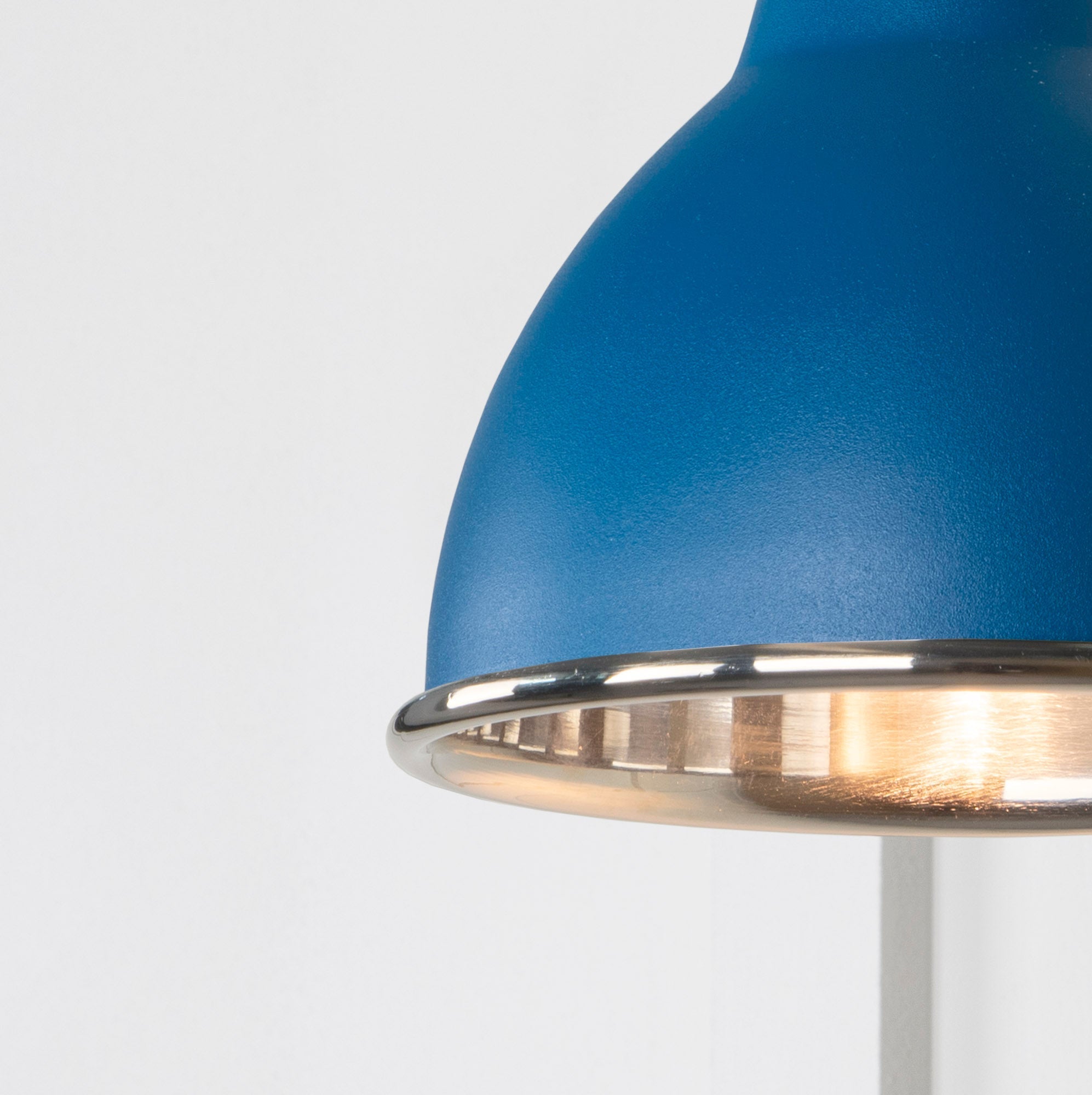 Smooth Nickel Brindley Wall Light | Smooth Nickel Upstream - From the Anvil - EB London