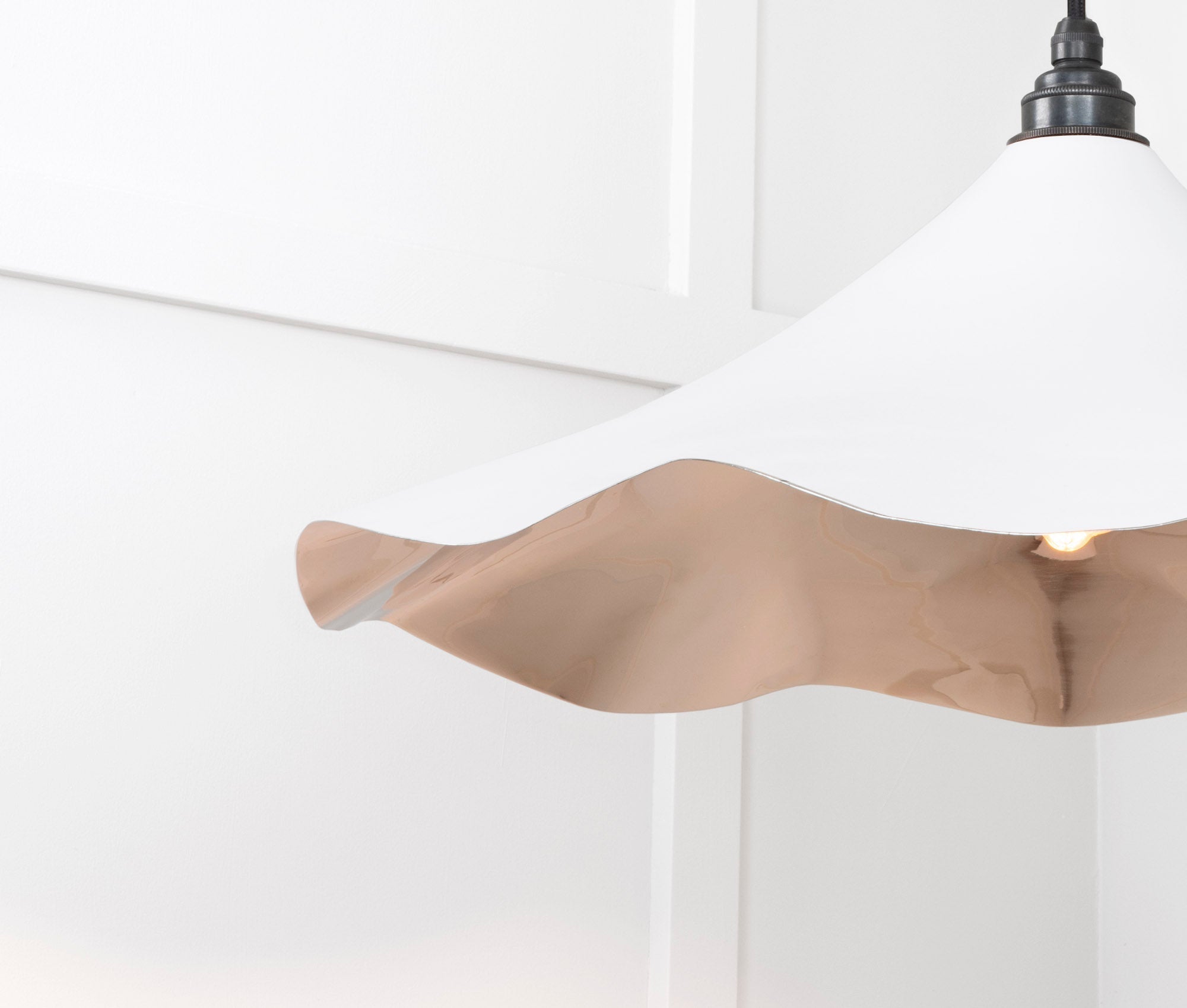 Smooth Nickel Flora Pendant | Flock - From The Anvil - EB London