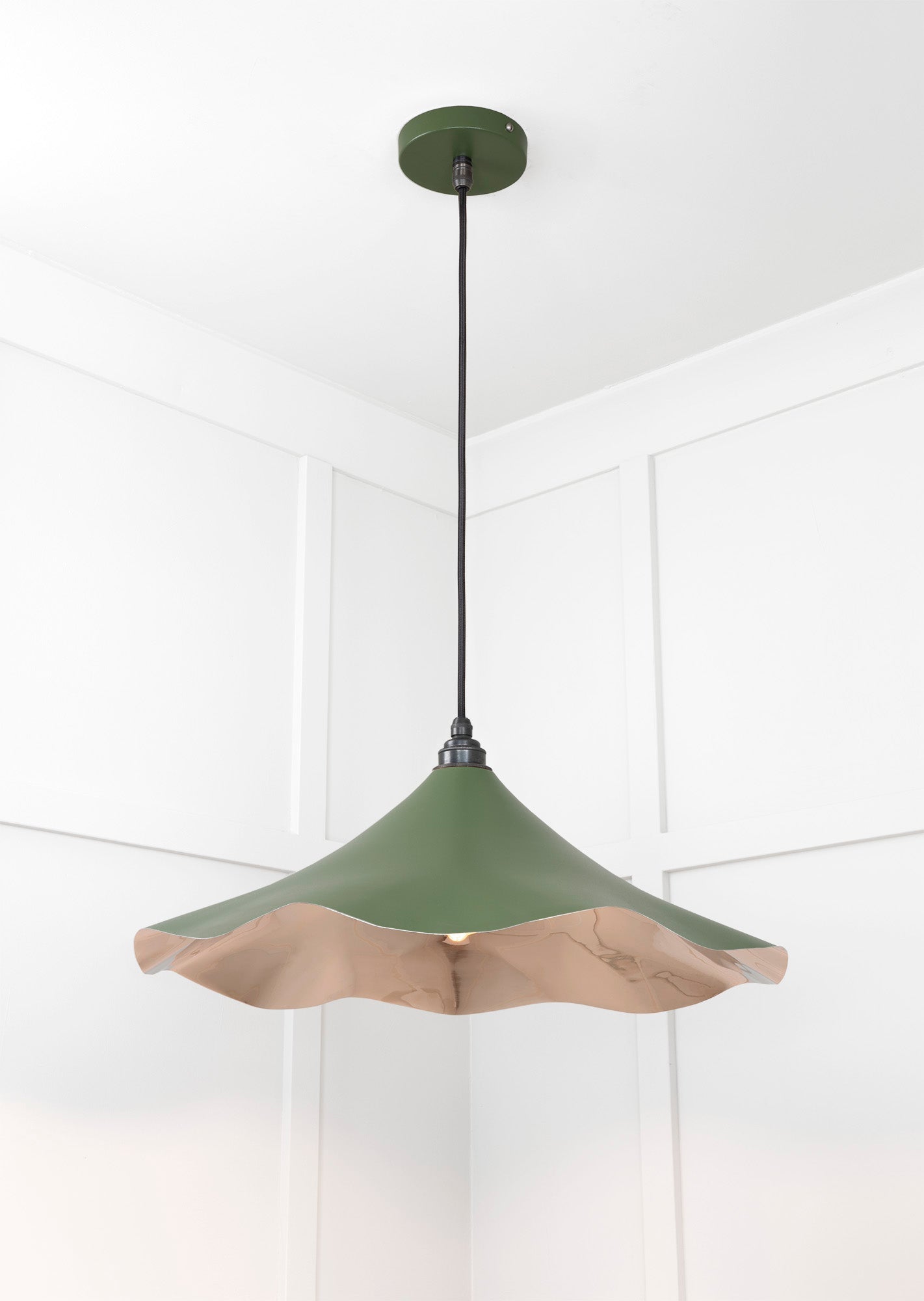 Smooth Nickel Flora Pendant | Heath - From The Anvil - EB London
