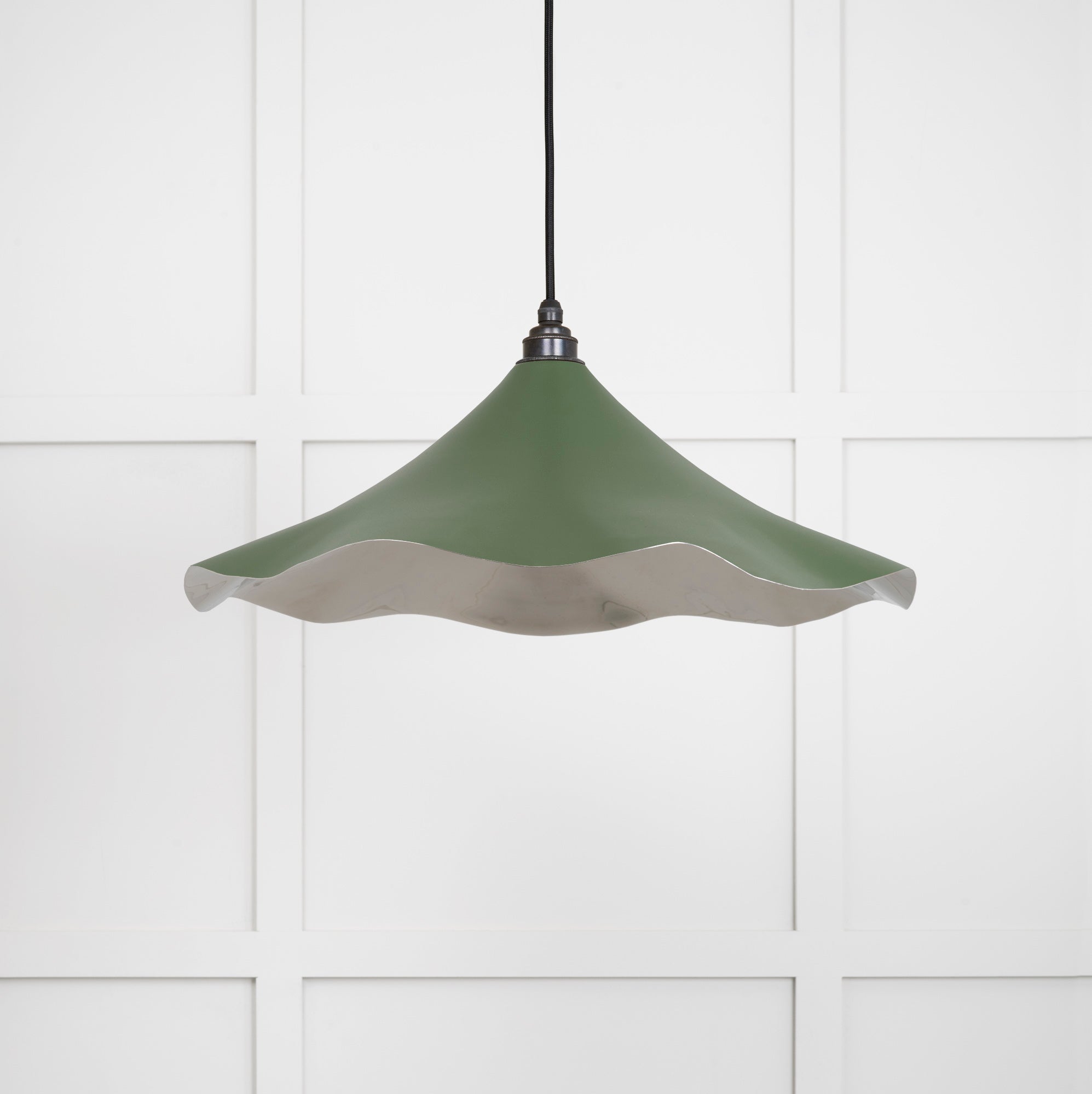 Smooth Nickel Flora Pendant | Heath - From The Anvil - EB London