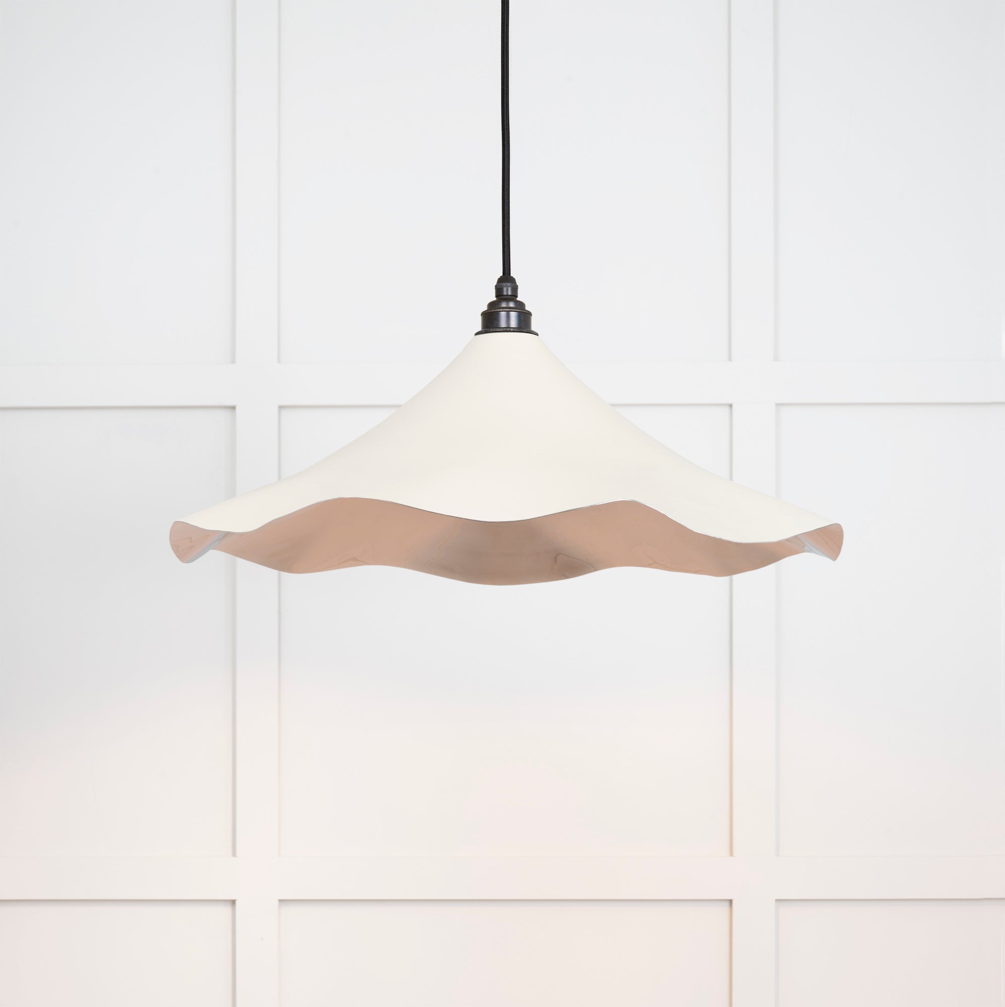Smooth Nickel Flora Pendant | Teasel - From The Anvil - EB London