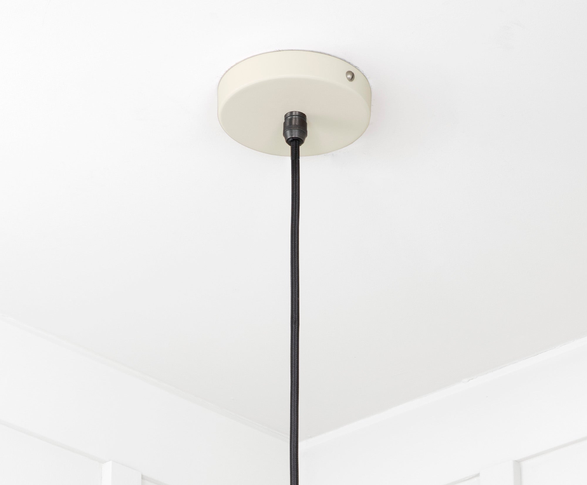 Smooth Nickel Flora Pendant | Teasel - From The Anvil - EB London