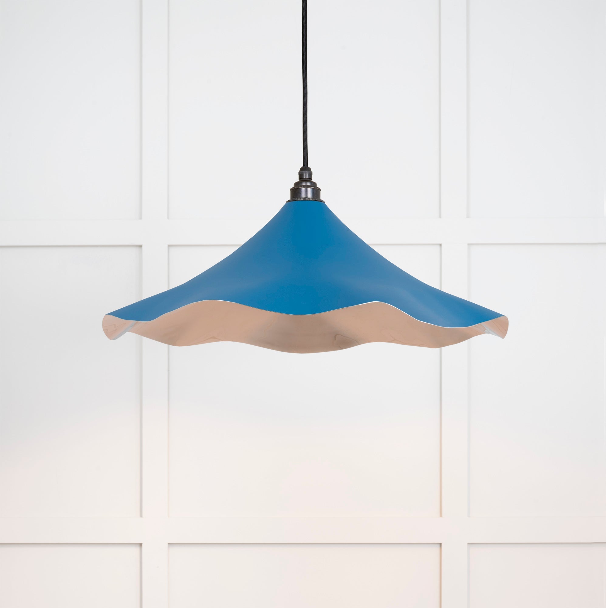 Smooth Nickel Flora Pendant | Upstream - From The Anvil - EB London