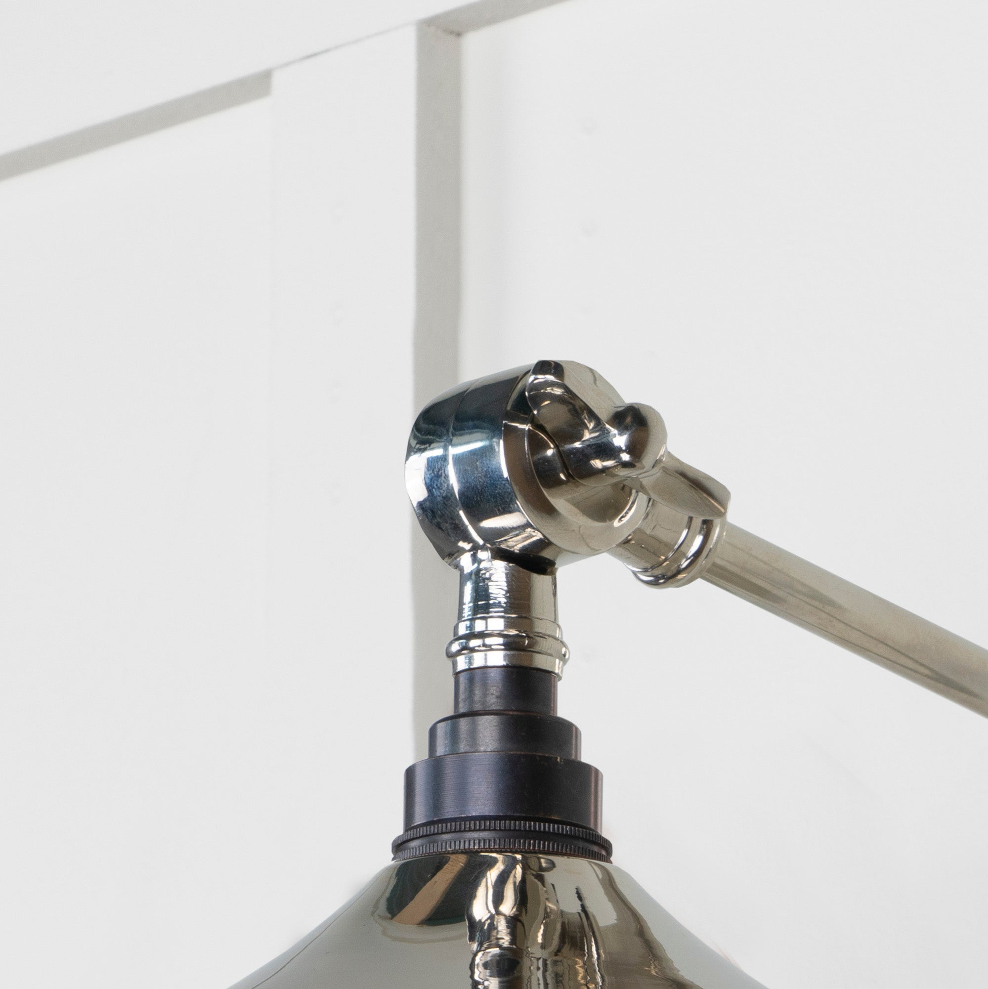 Smooth Nickel Flora Wall Light | Bare - From The Anvil - EB London