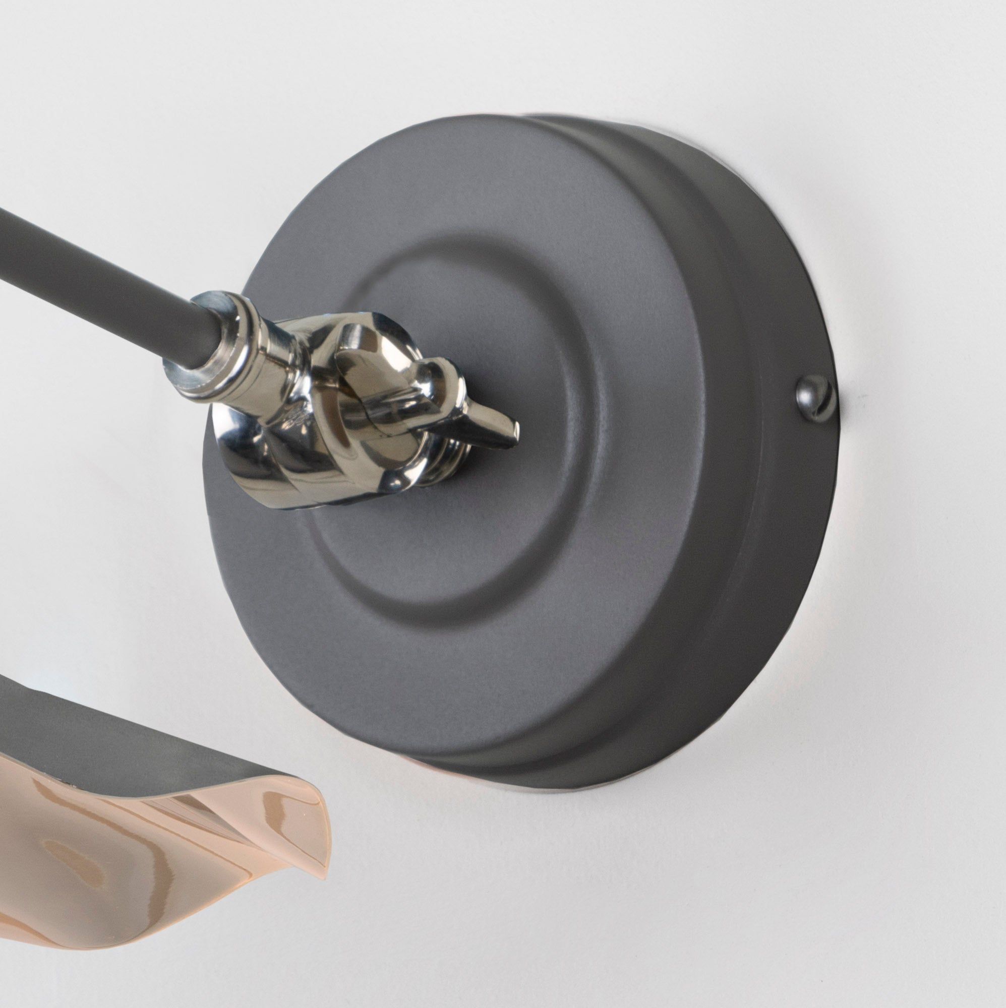 Smooth Nickel Flora Wall Light | Bluff - From The Anvil - EB London