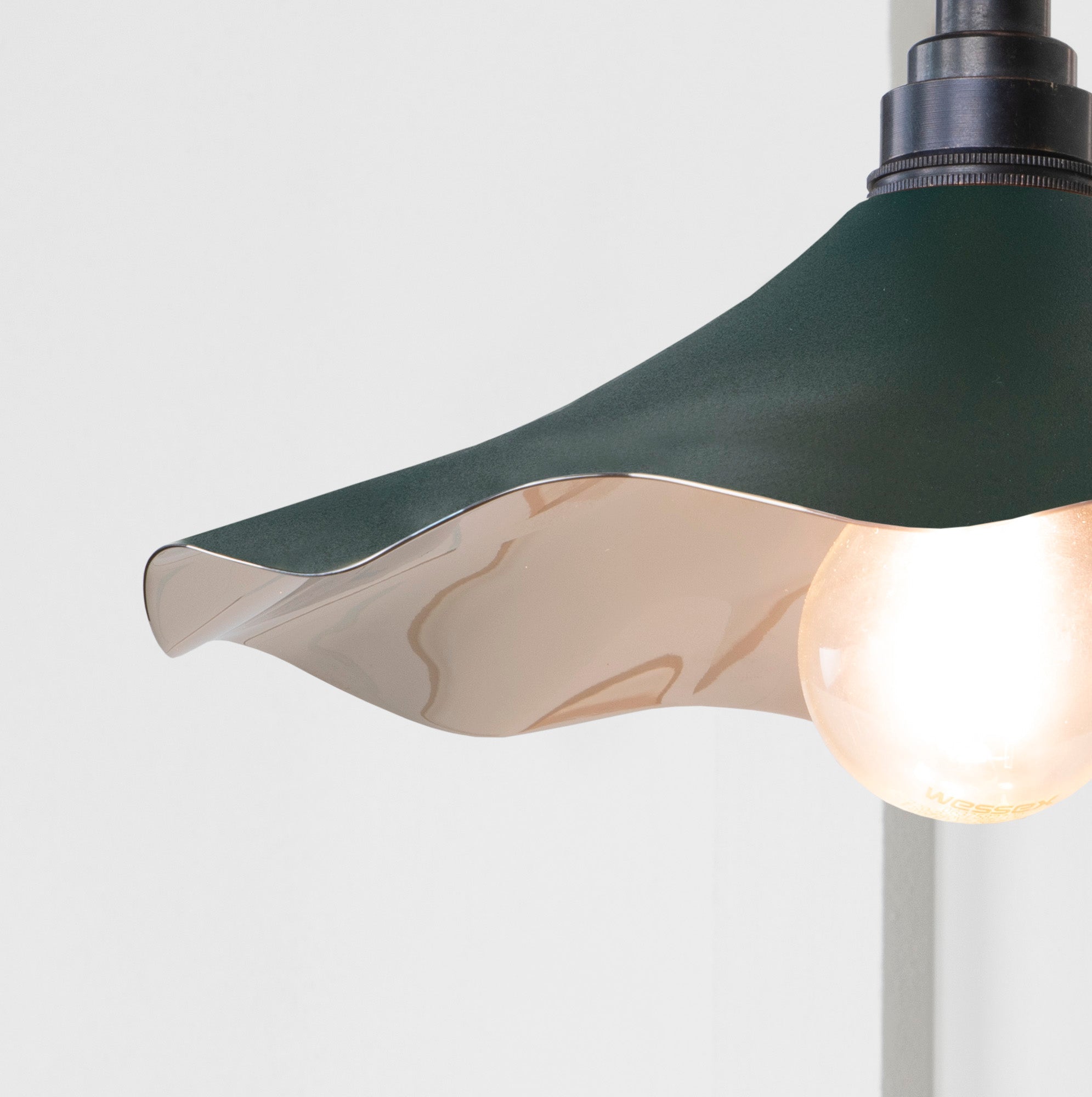 Smooth Nickel Flora Wall Light | Dingle - From The Anvil - EB London