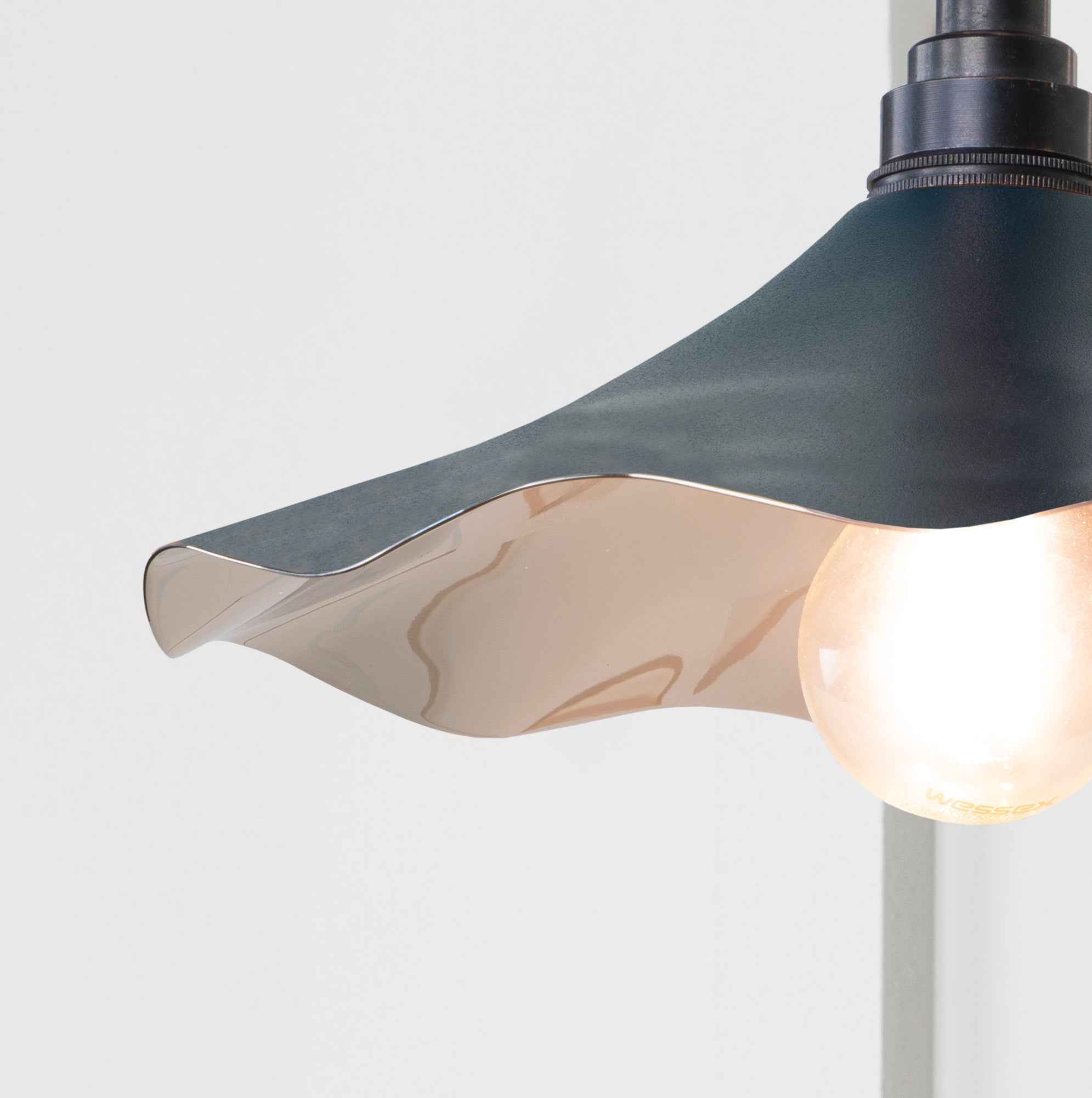 Smooth Nickel Flora Wall Light | Dusk - From The Anvil - EB London