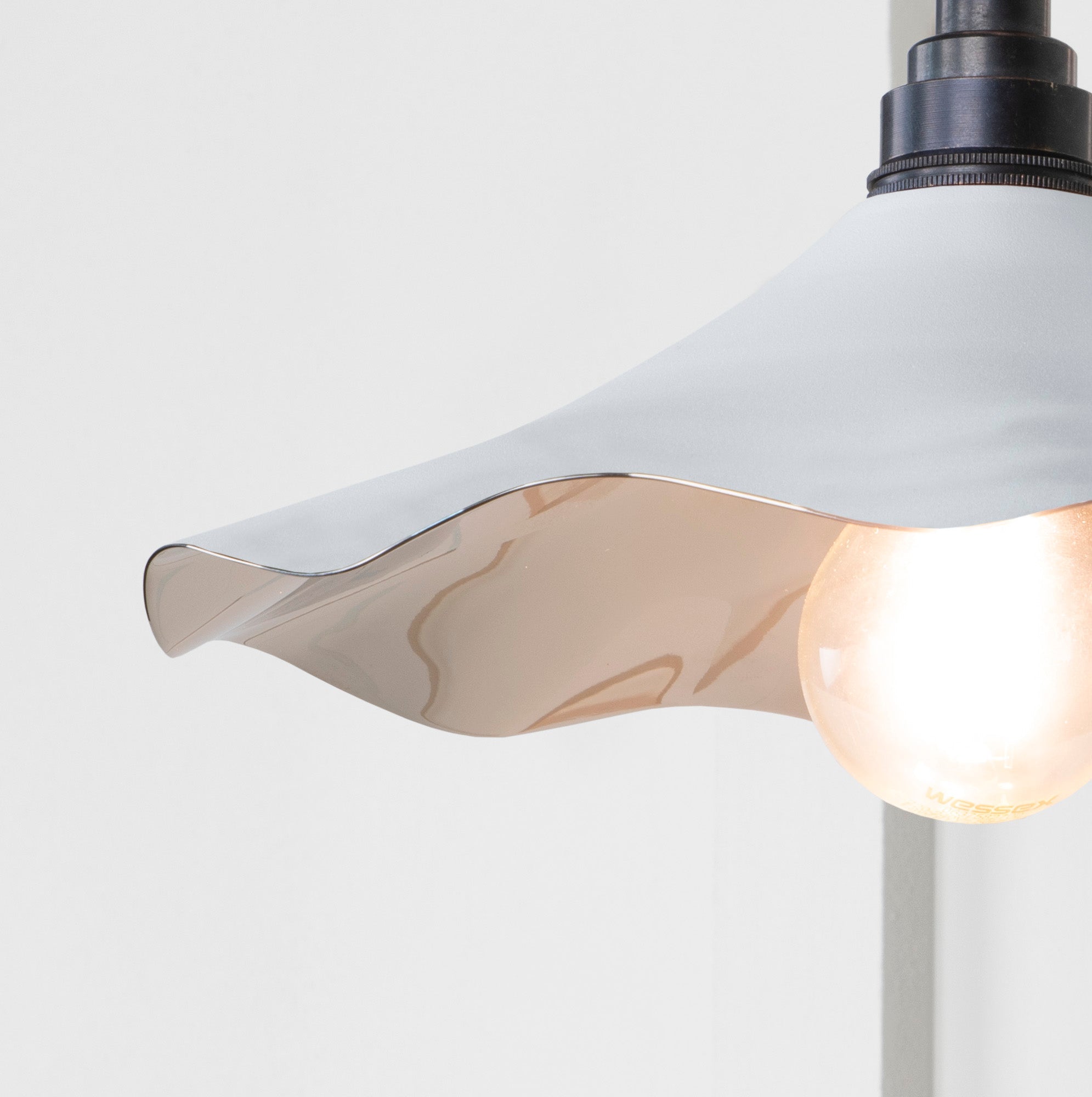 Smooth Nickel Flora Wall Light | Flock - From The Anvil - EB London