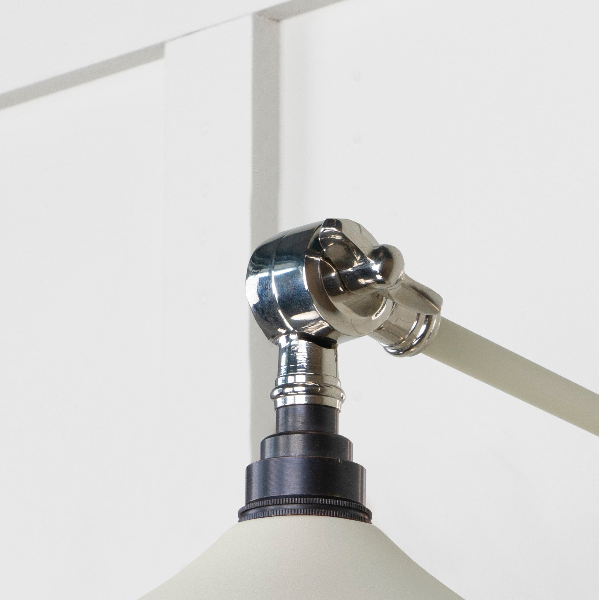 Smooth Nickel Flora Wall Light | Teasel - From The Anvil - EB London