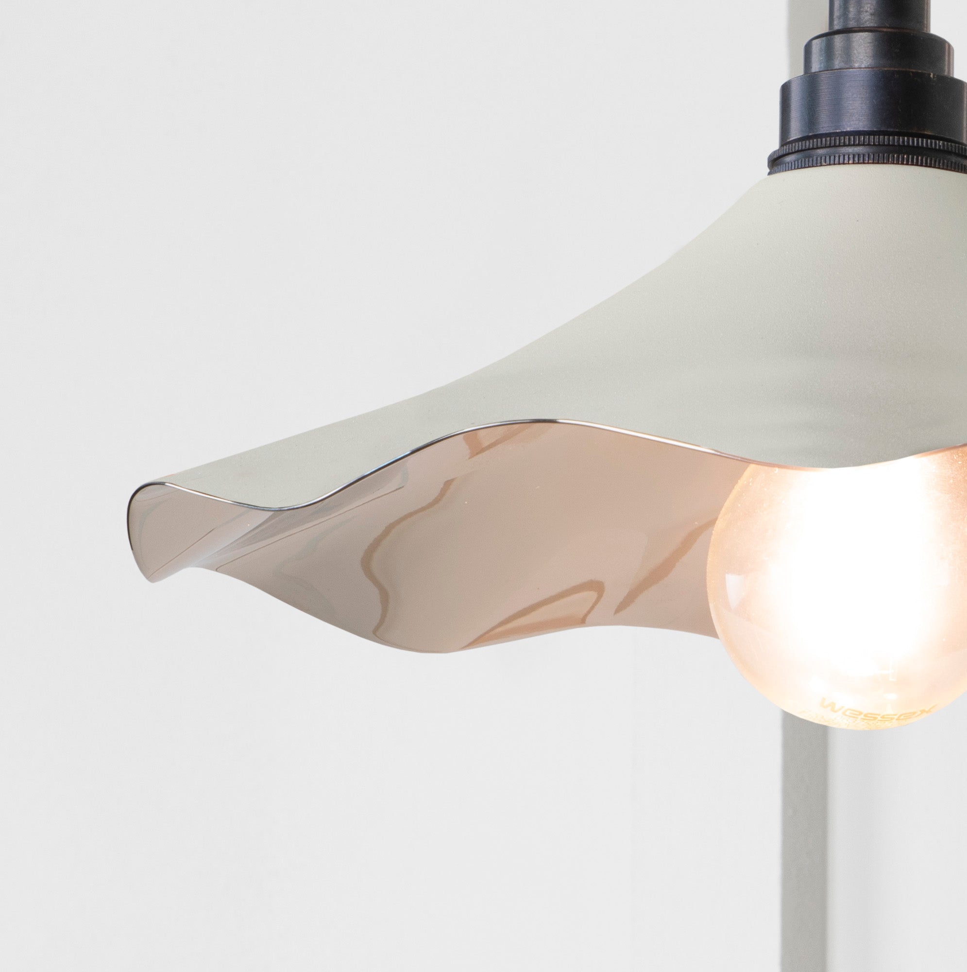 Smooth Nickel Flora Wall Light | Teasel - From The Anvil - EB London